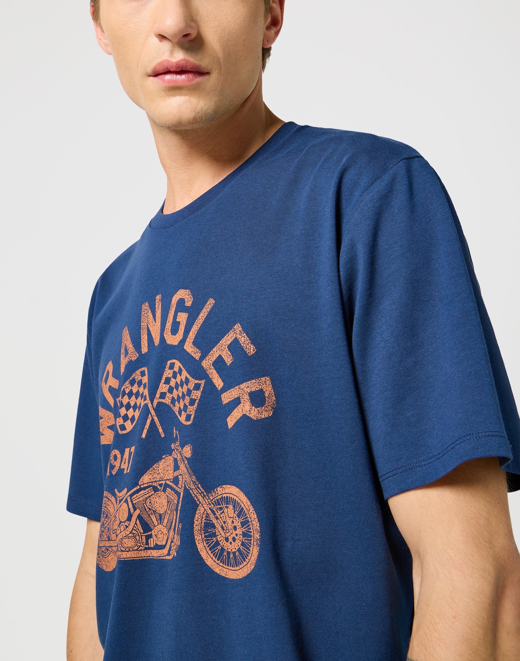 Americana Tee in Navy T-shirts Wrangler   