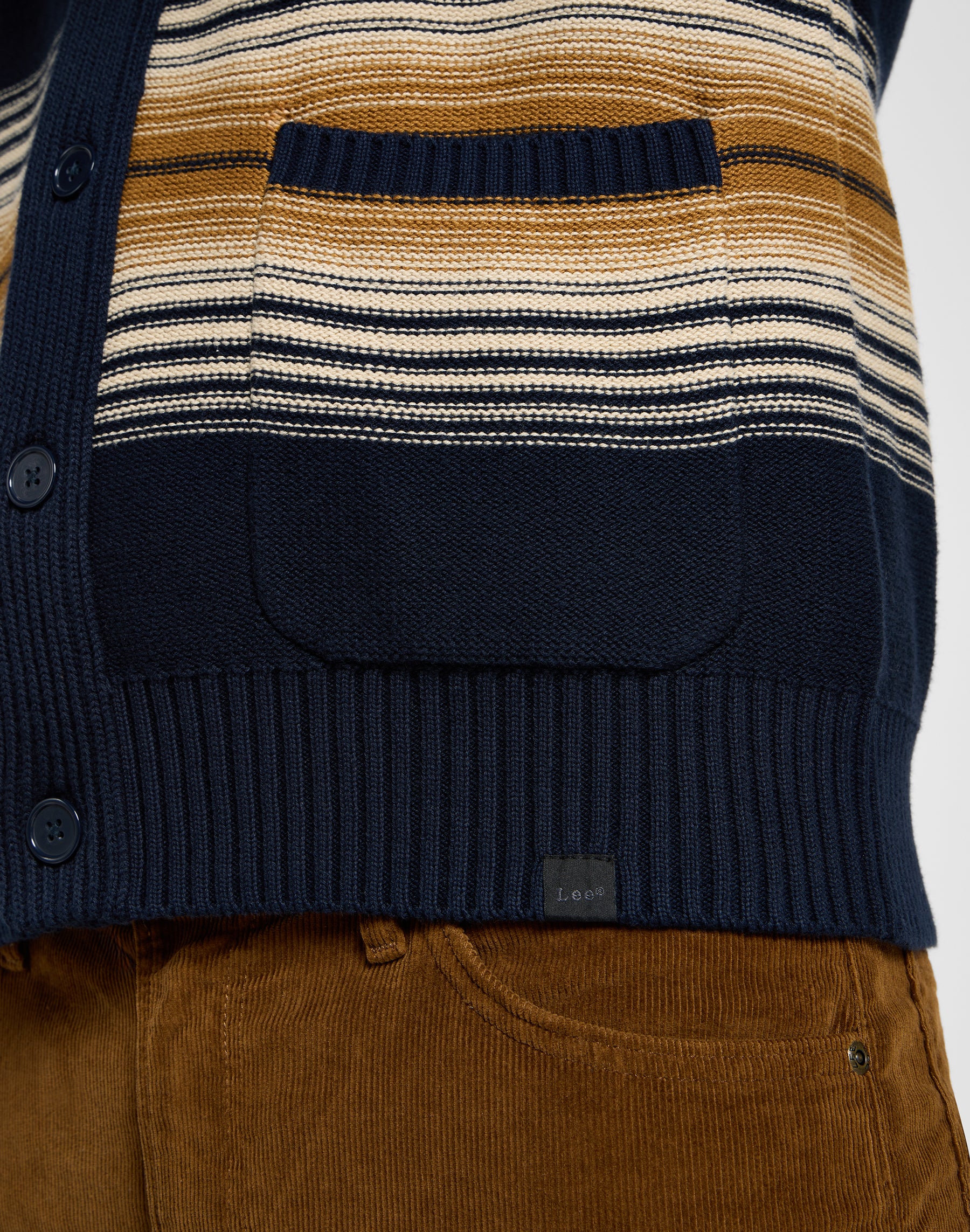 Frontier Cardigan in Navy Cardigans Lee   