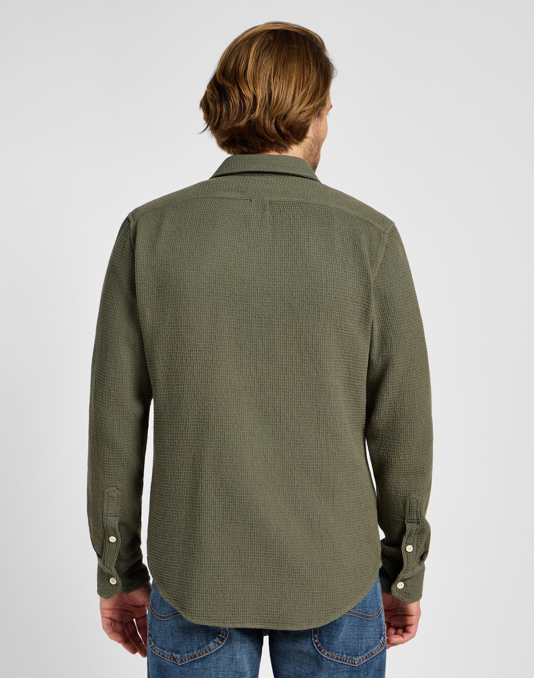 Utility Shirt in Mercantile Green Chemises Lee   