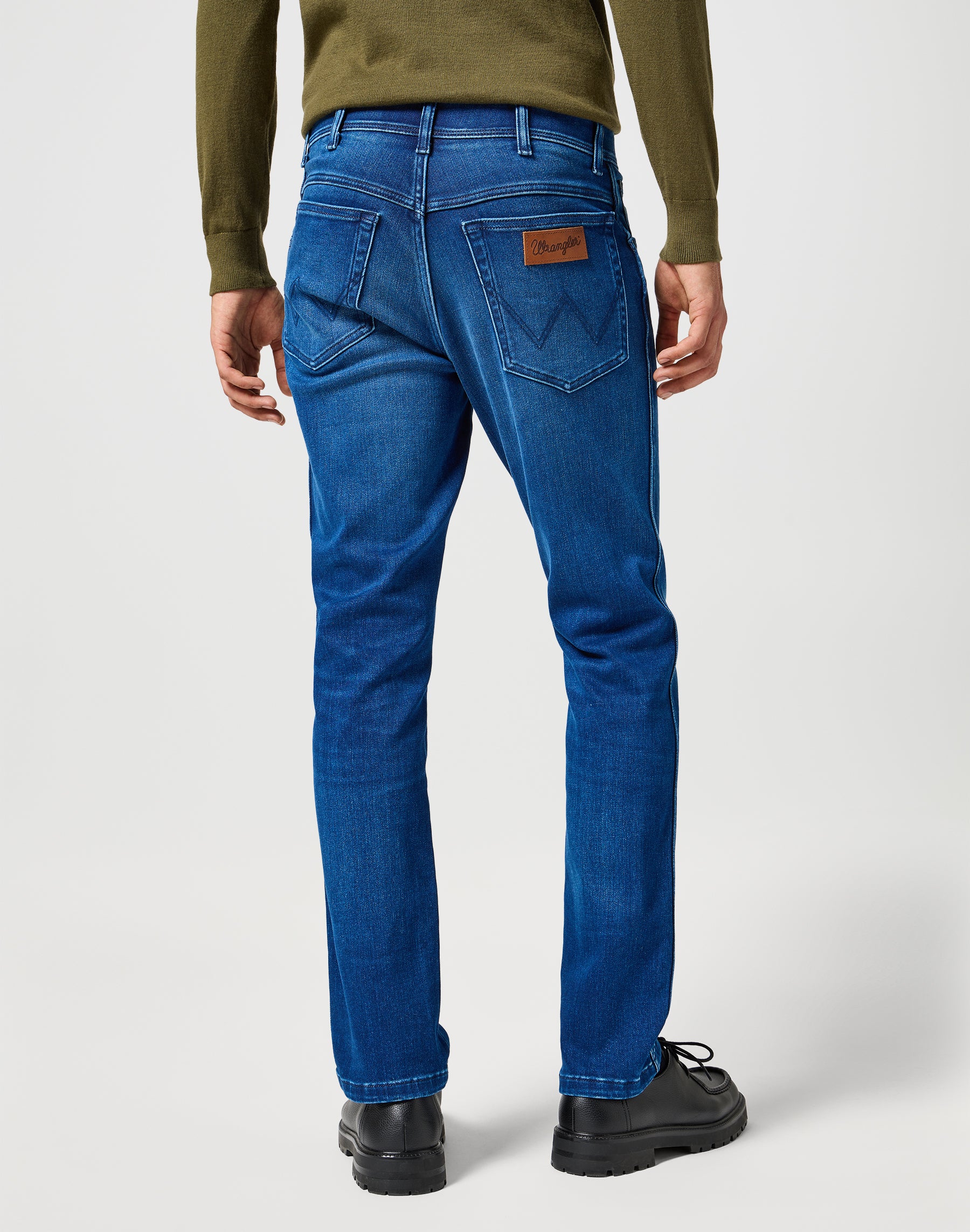 Texas Slim in Blue Jam Jeans Wrangler