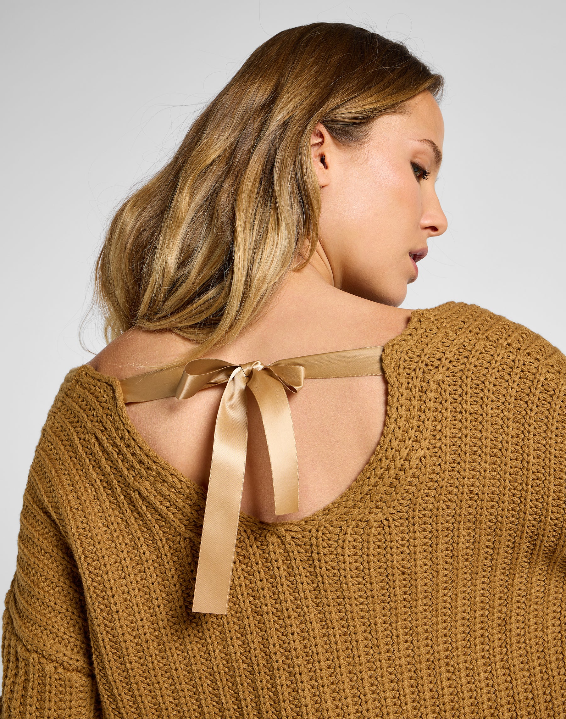 Kimono manches tricotées en Glazed Ginger Pullover Lee   