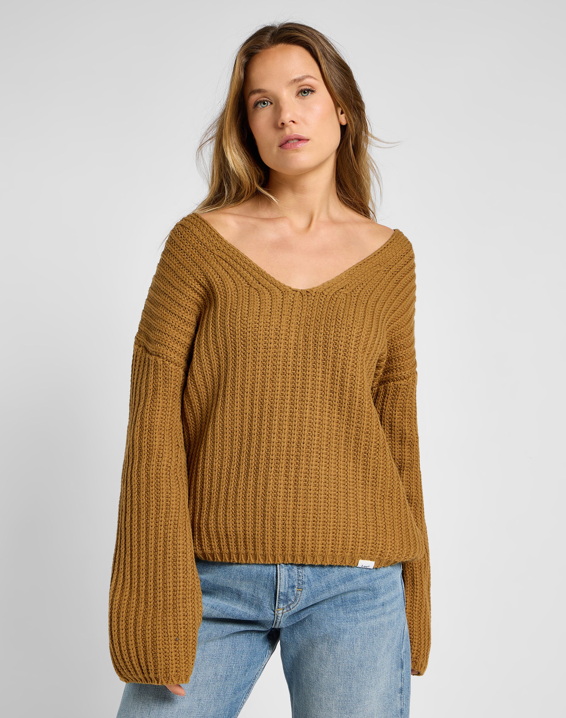 Kimono manches tricotées en Glazed Ginger Pullover Lee   