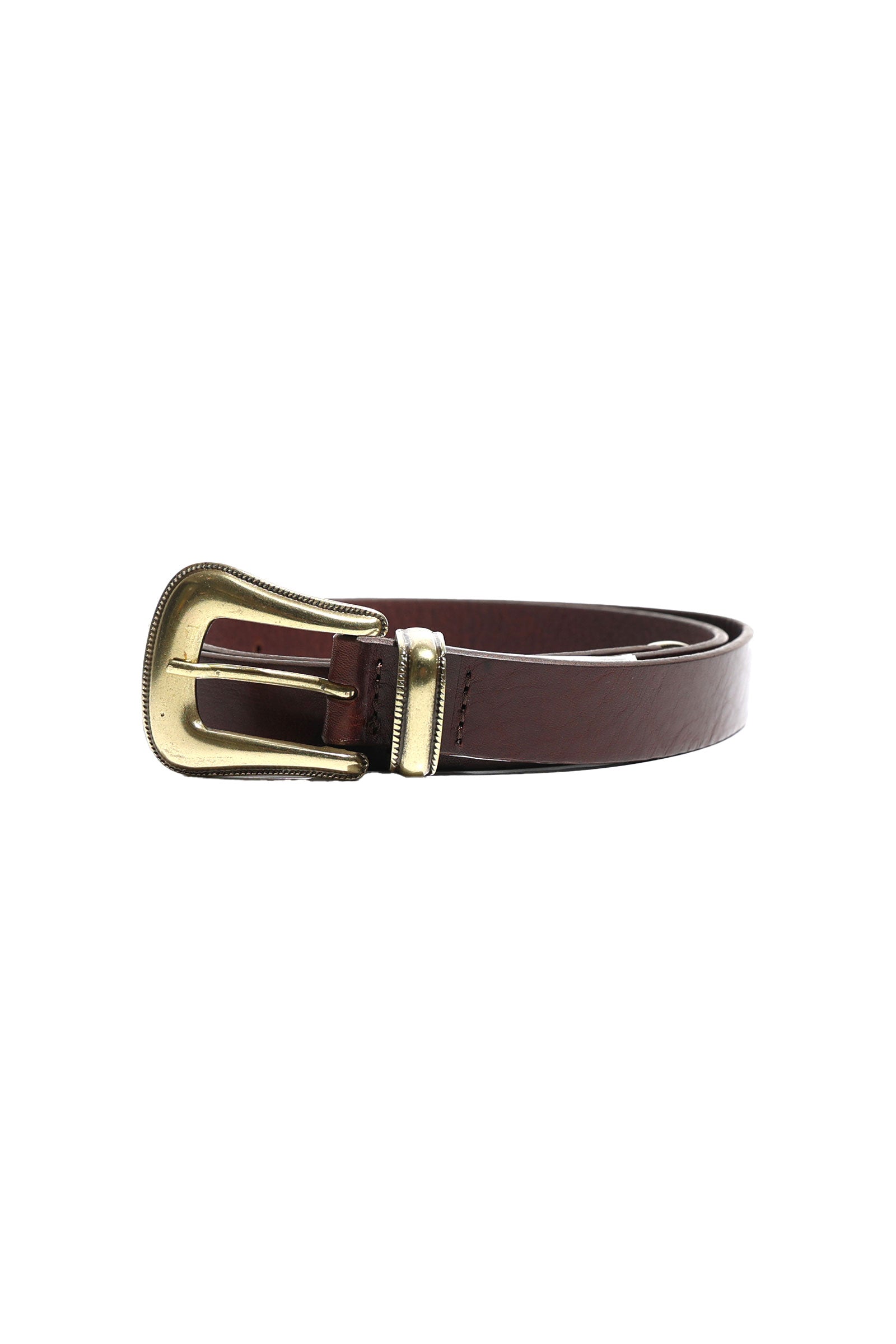 Buckle Belt in Dark Brown Ceinture Lee   