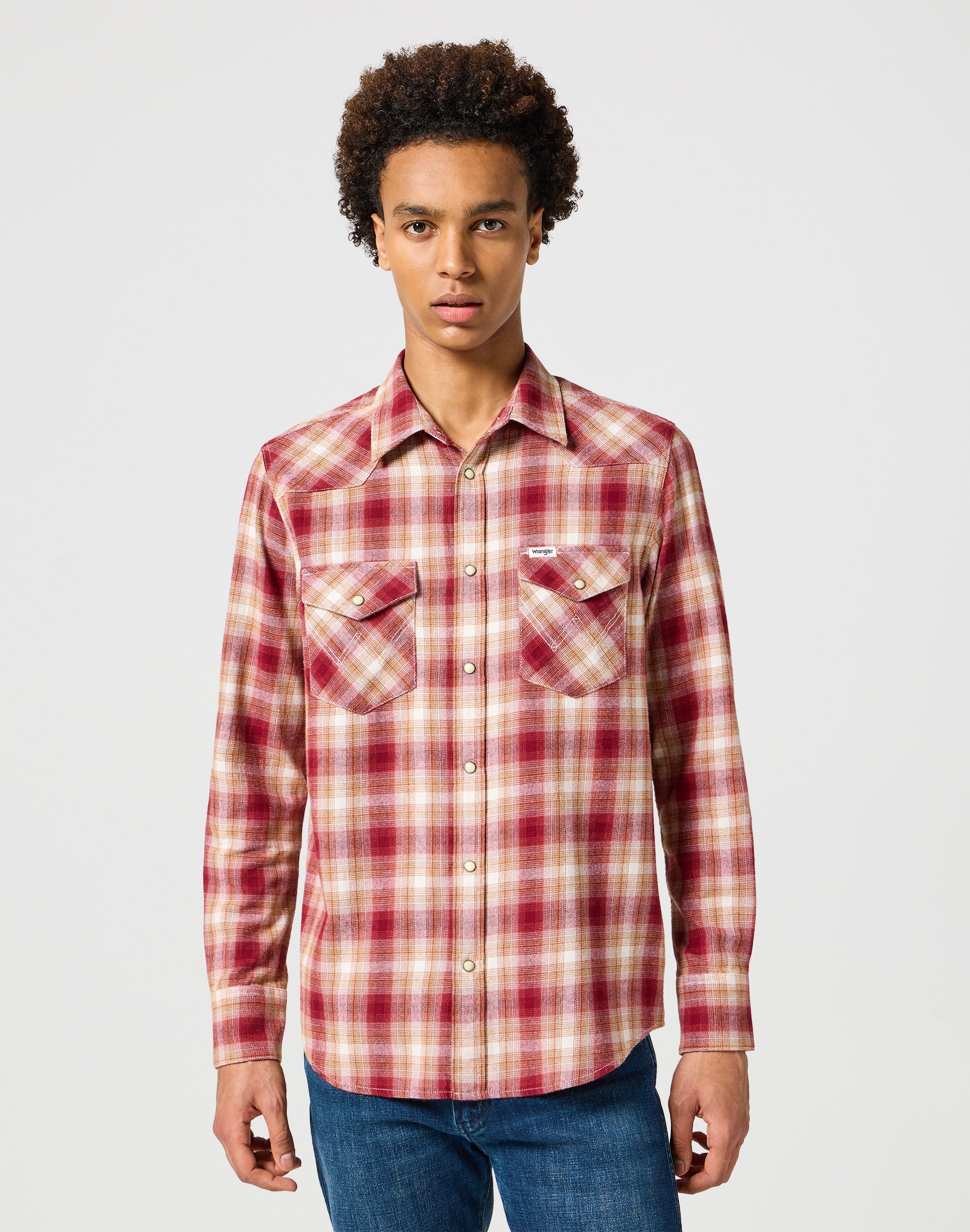 Western Chemise à Root Beer Chemises Wrangler   