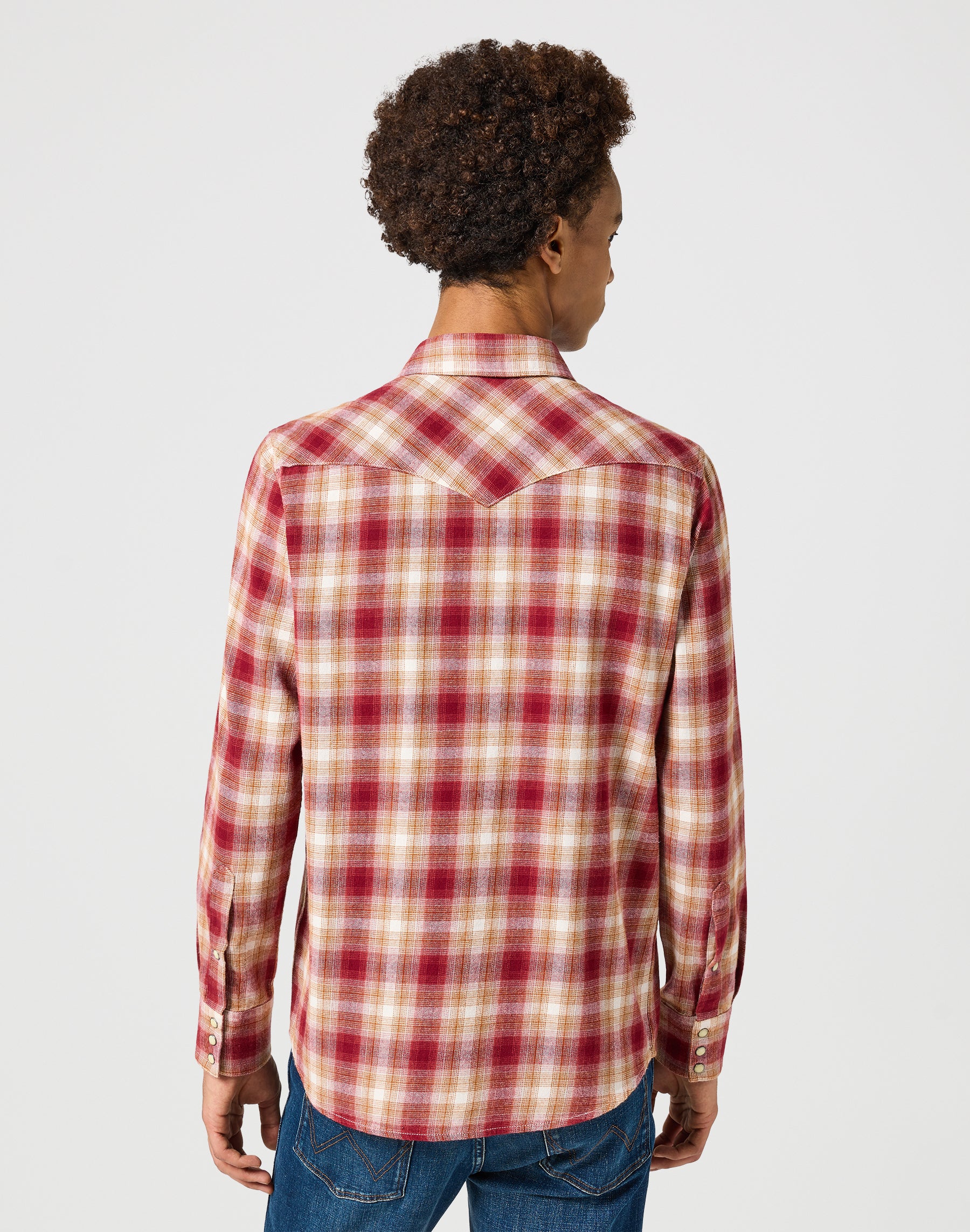 Western Chemise à Root Beer Chemises Wrangler   