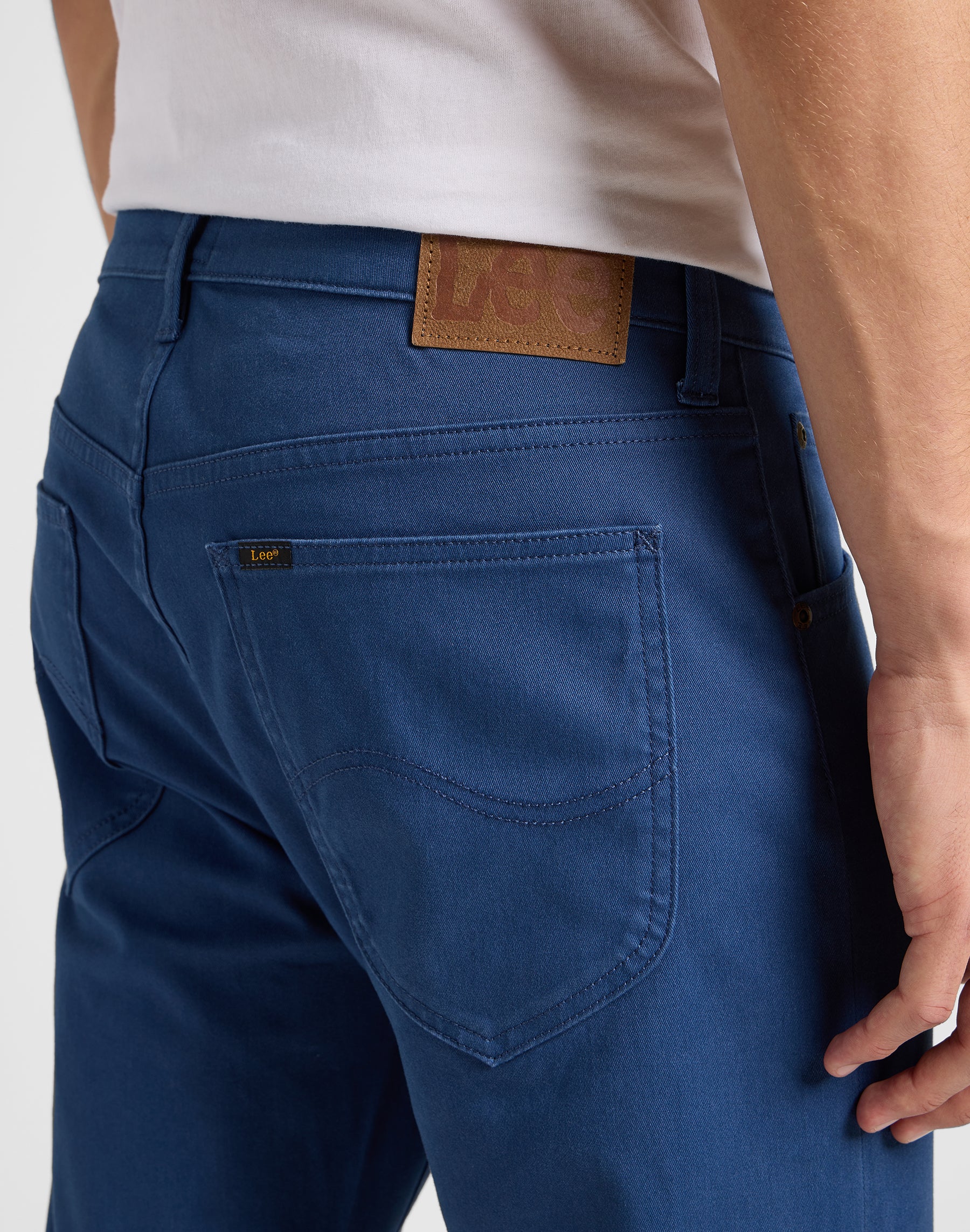 Daren Zip Fly en pantalon bleu marine Lee   