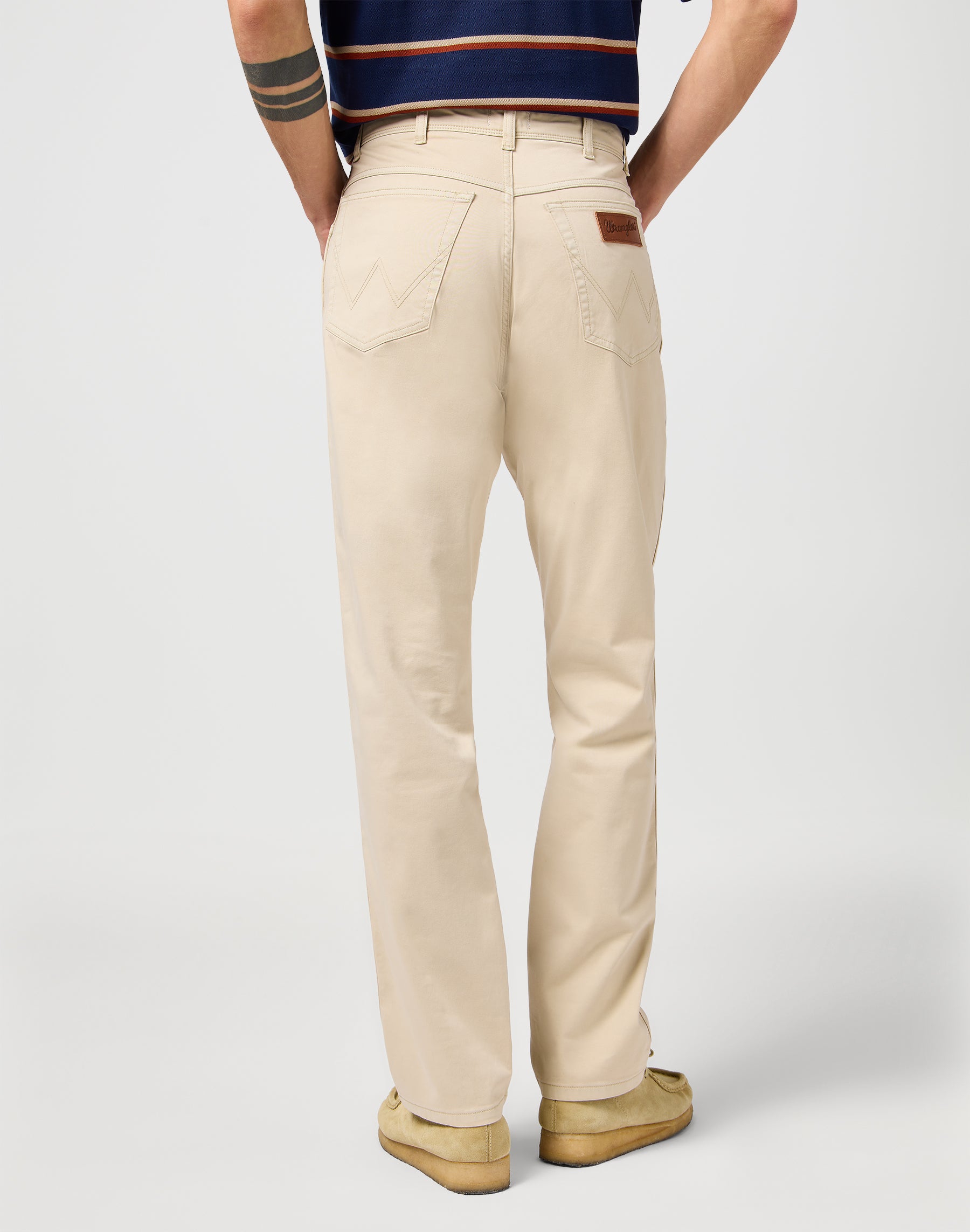 Texas Slim in Pelican Pantalon Wrangler