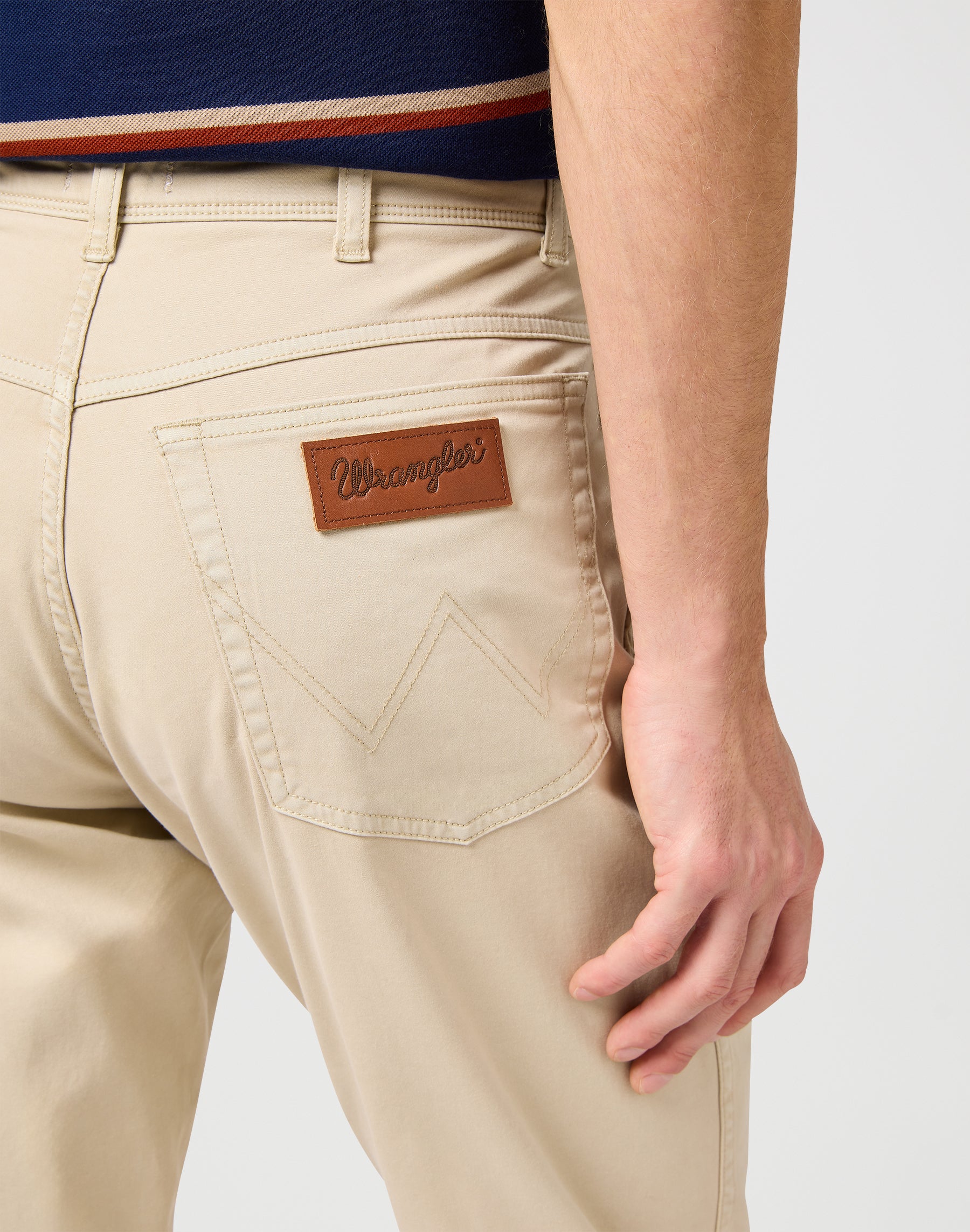 Texas Slim in Pelican Pantalon Wrangler