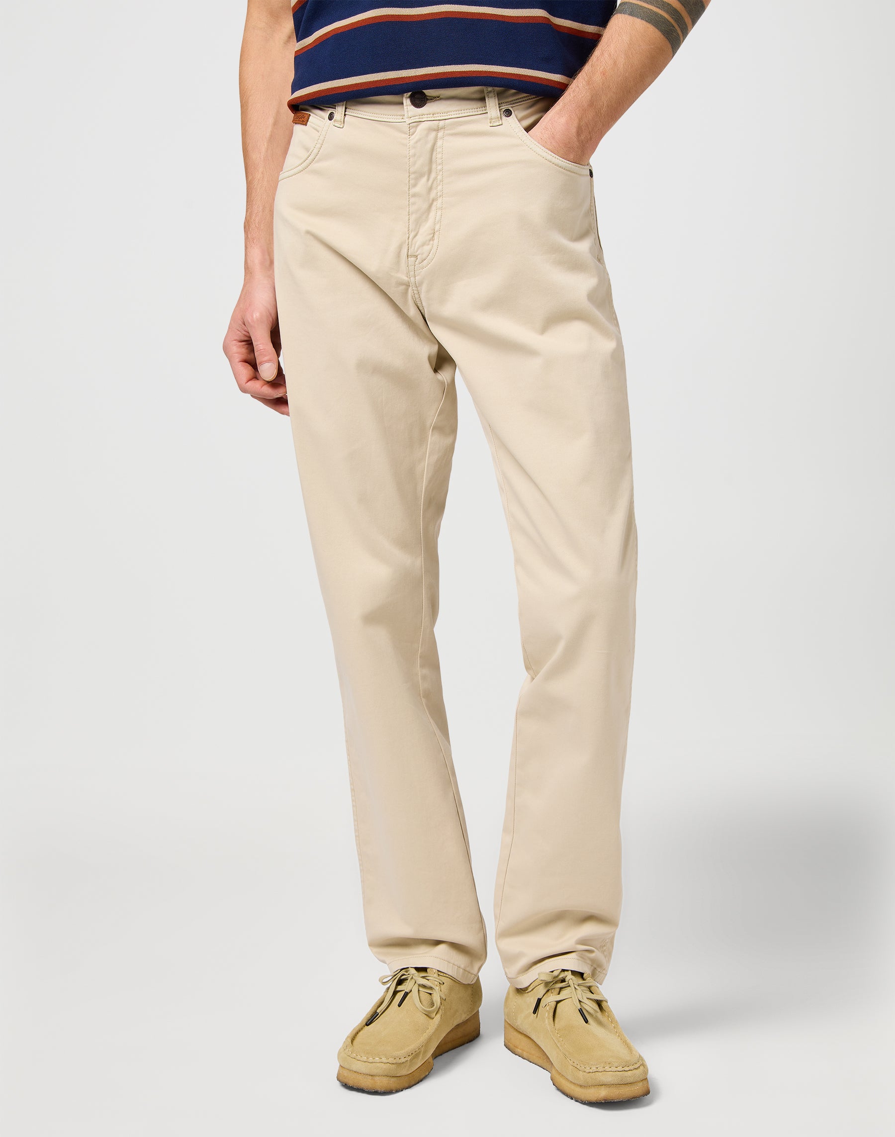 Texas Slim in Pelican Pantalon Wrangler