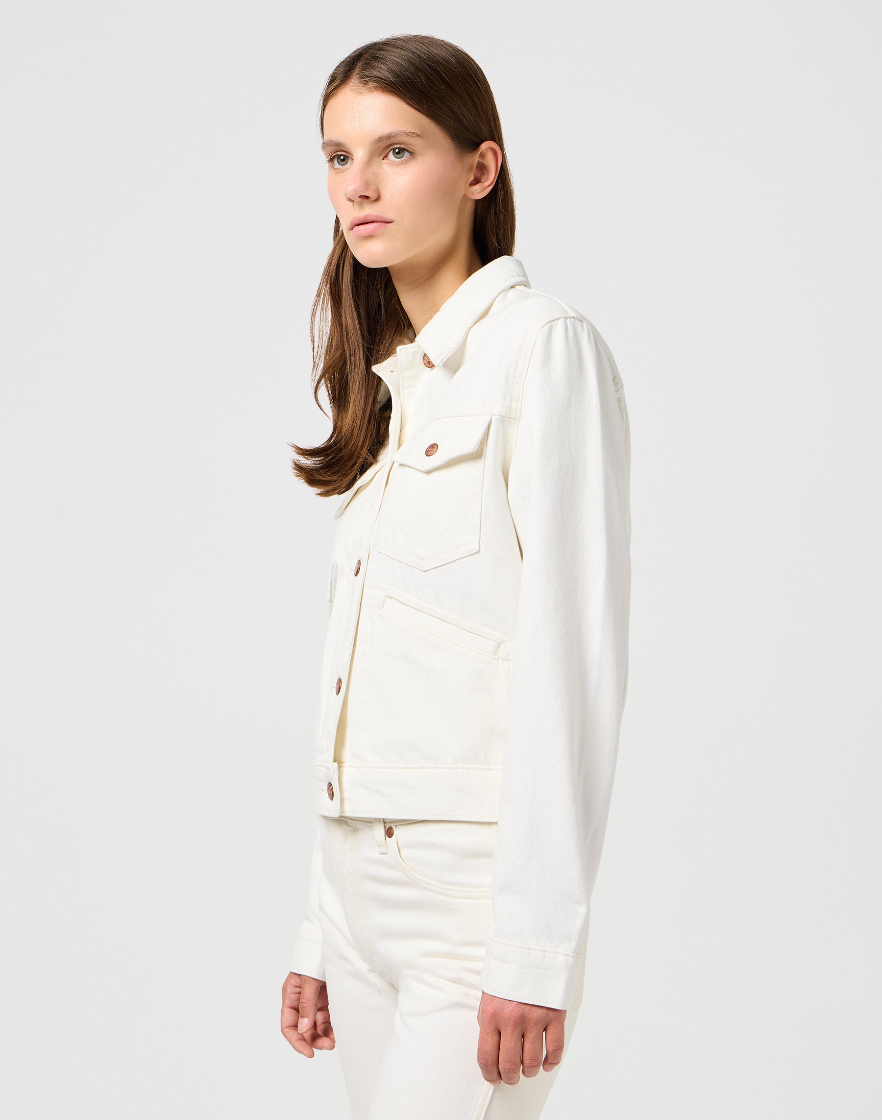 Veste Heritage in Worn White Vestes Wrangler