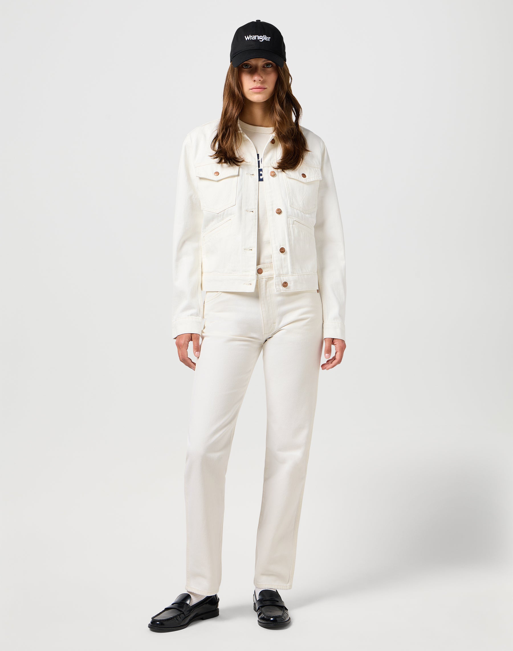 Veste Heritage in Worn White Vestes Wrangler