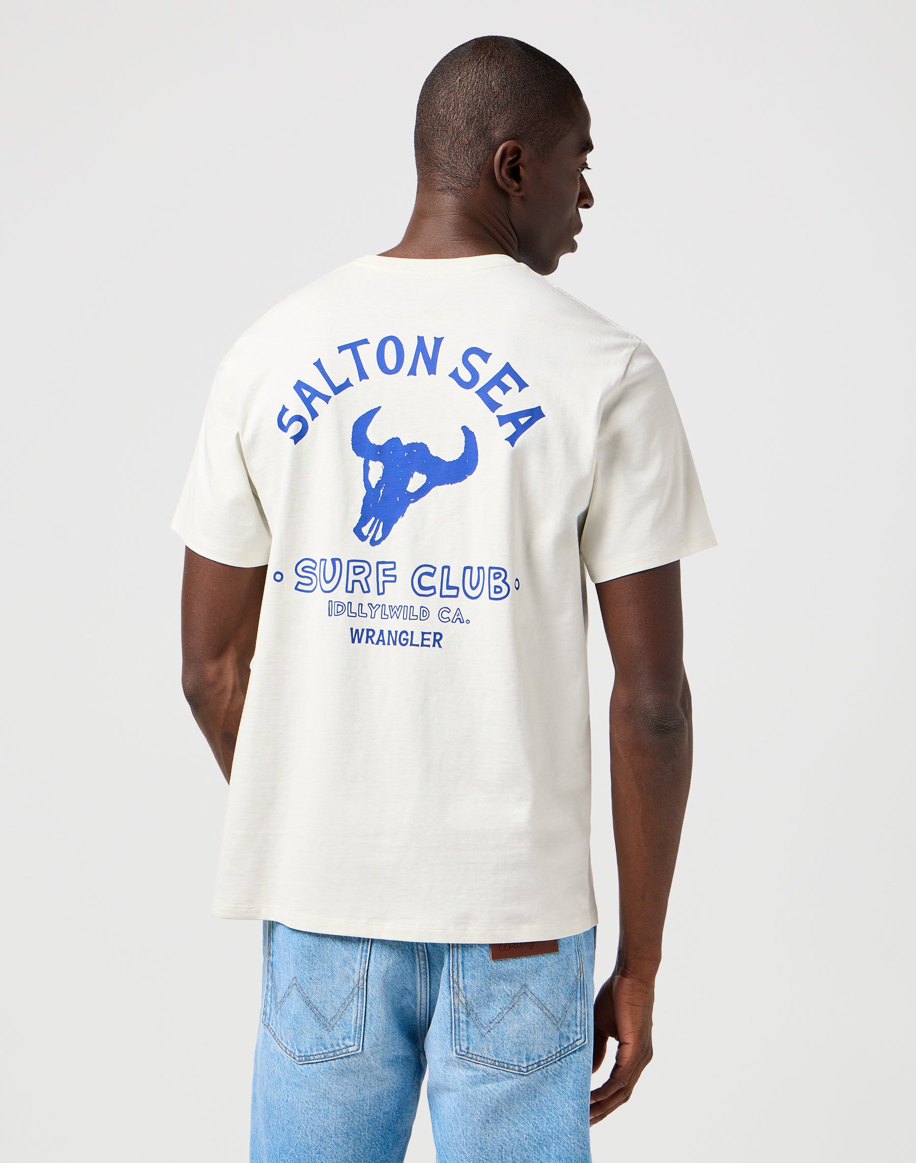 Graphic Tee in Vintage White T-shirts Wrangler