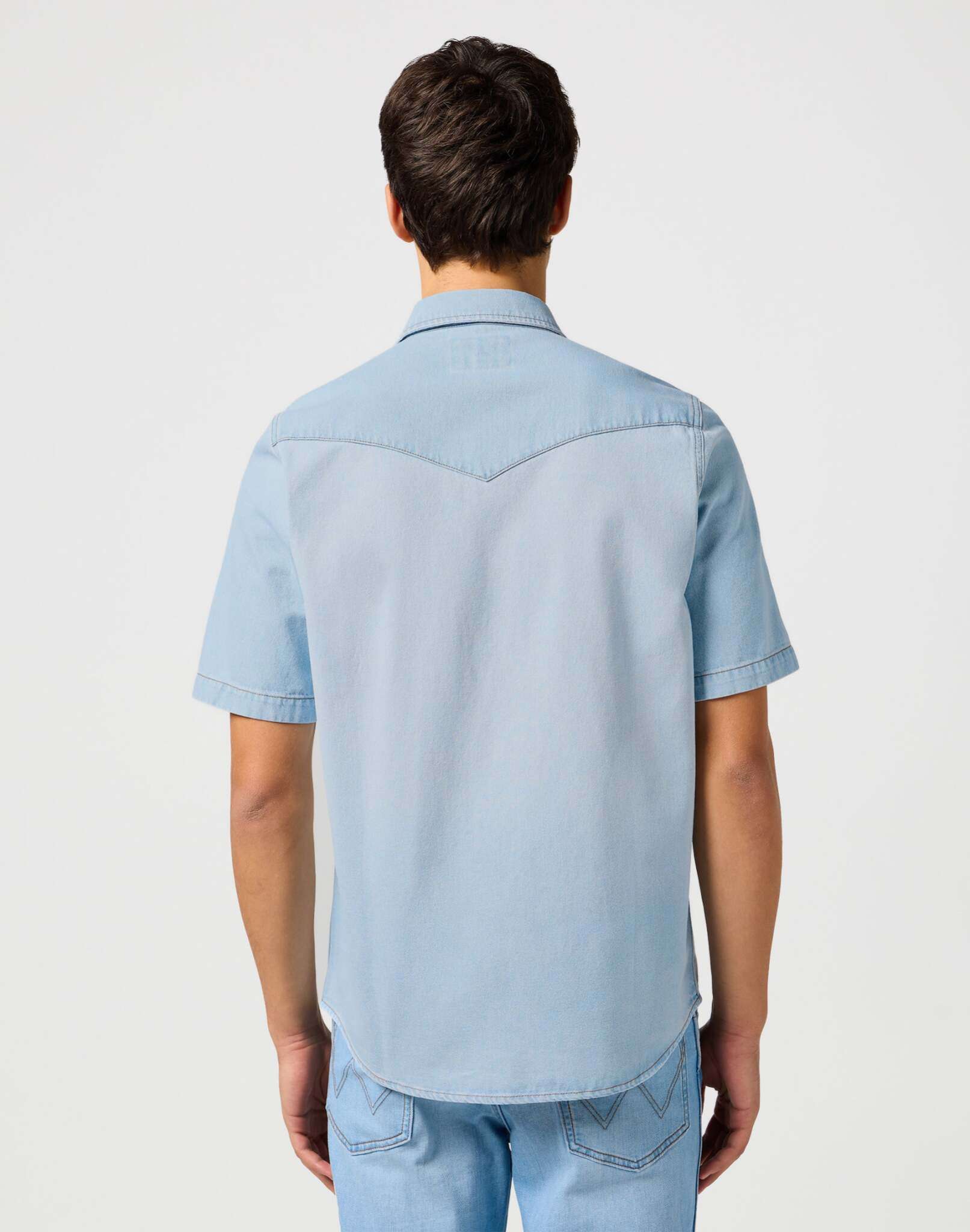 Ss Western Shirt in Authentic Tint Chemises Wrangler