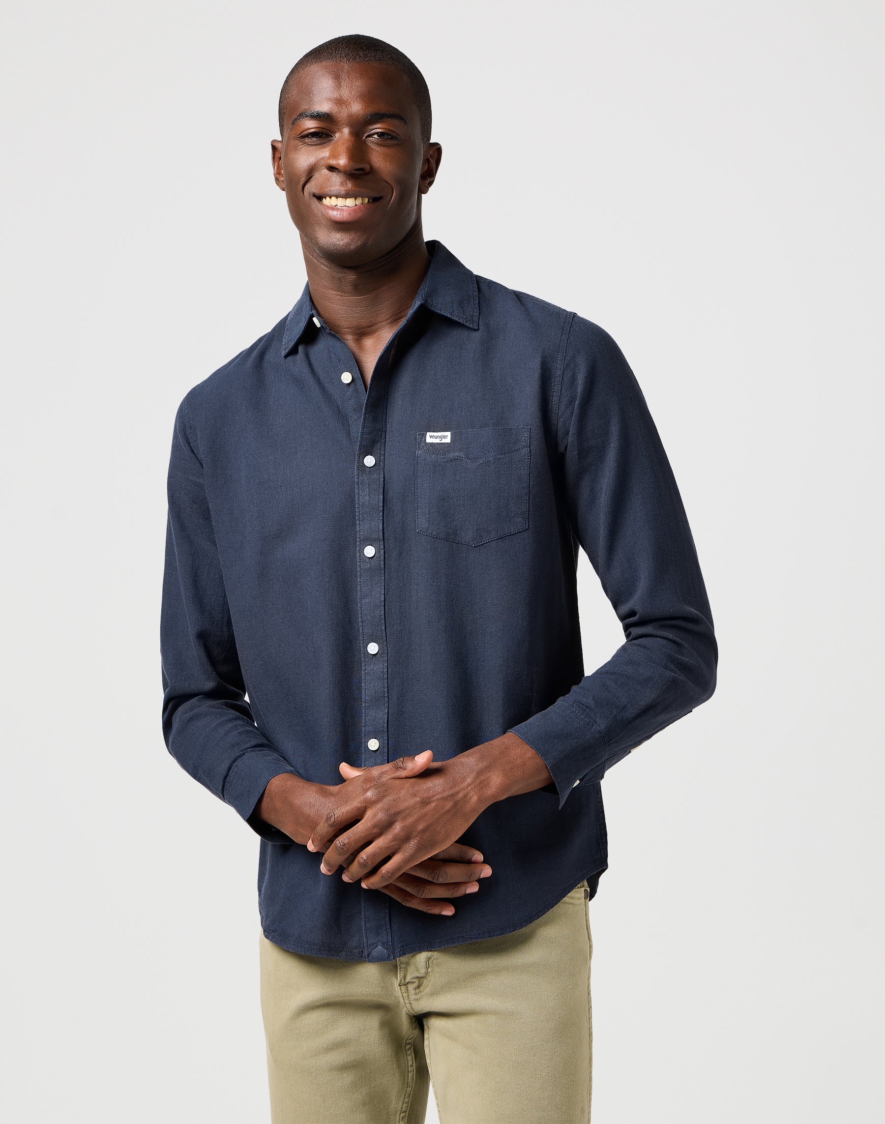 1 pt Shirt in Dark Navy Chemises Wrangler