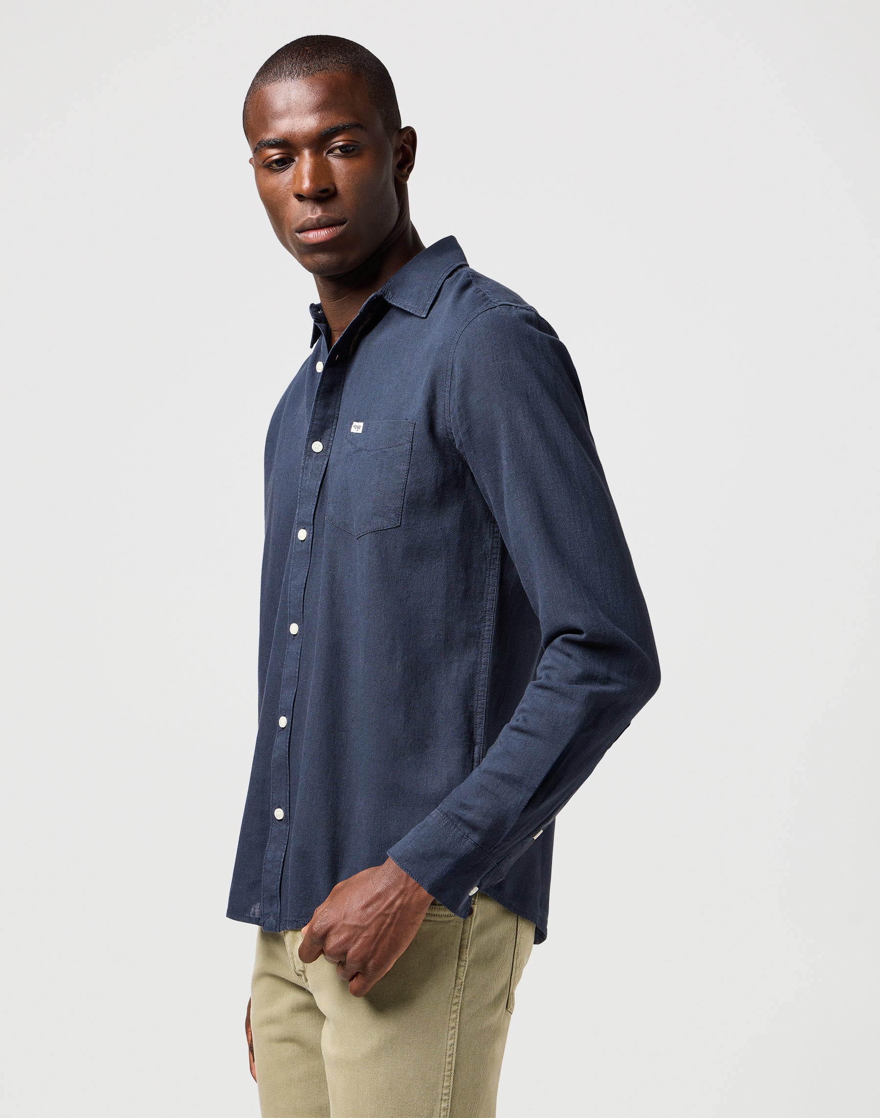 1 pt Shirt in Dark Navy Chemises Wrangler