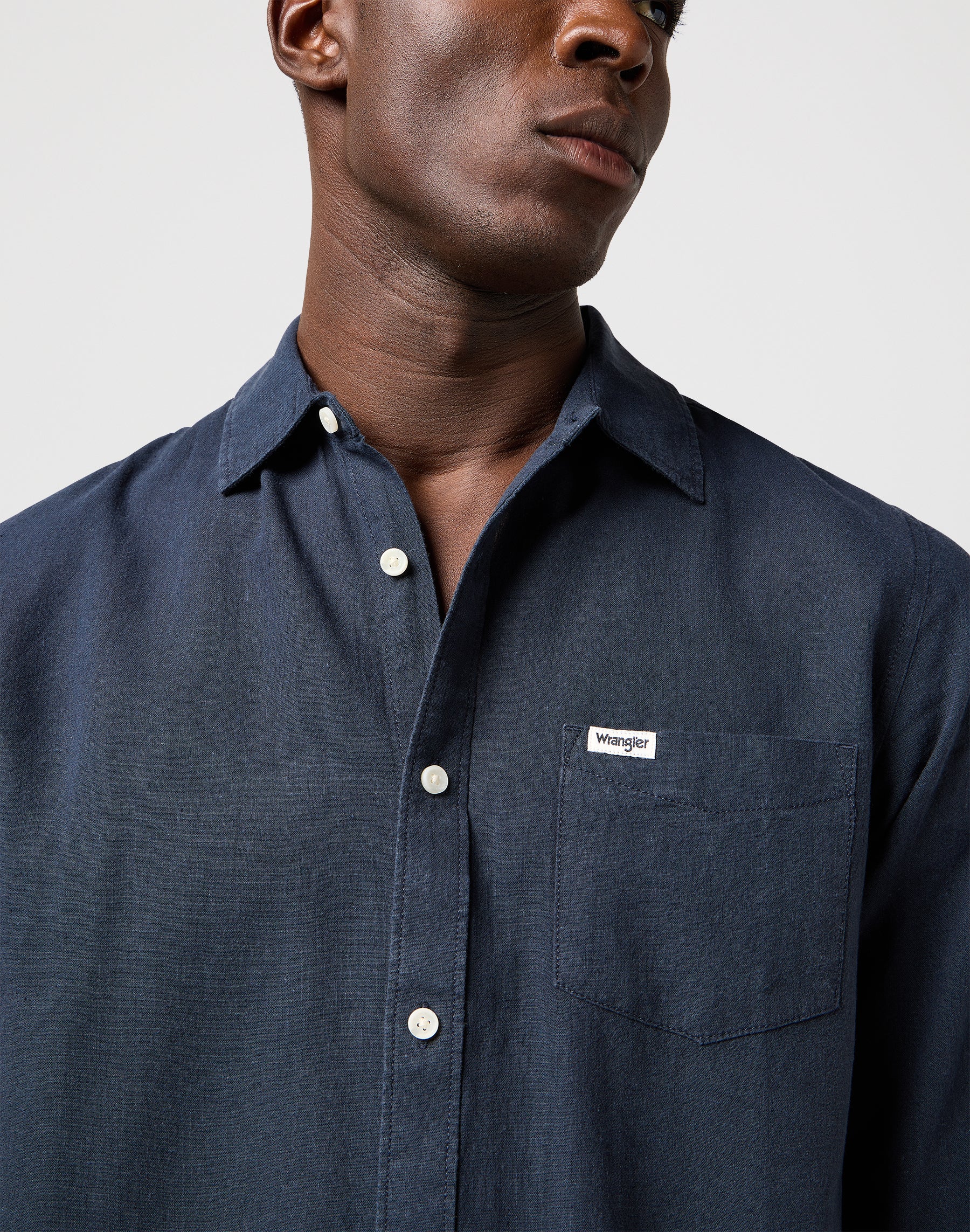 1 pt Shirt in Dark Navy Chemises Wrangler