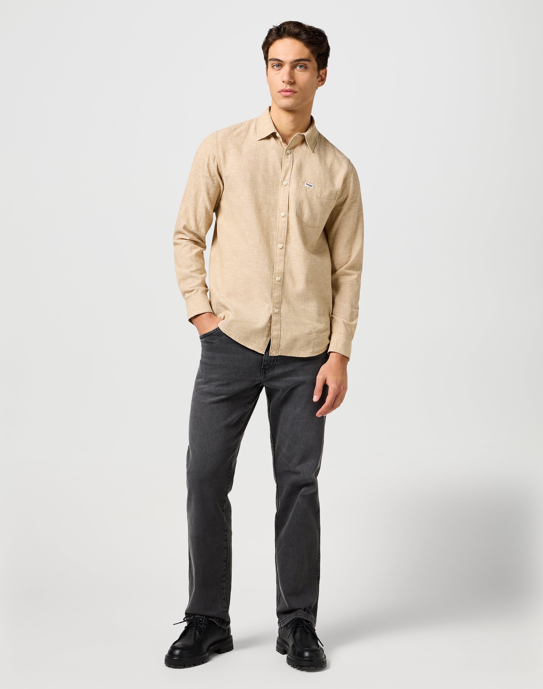 1 pt Chemise dans Timberwolf Chemises Wrangler