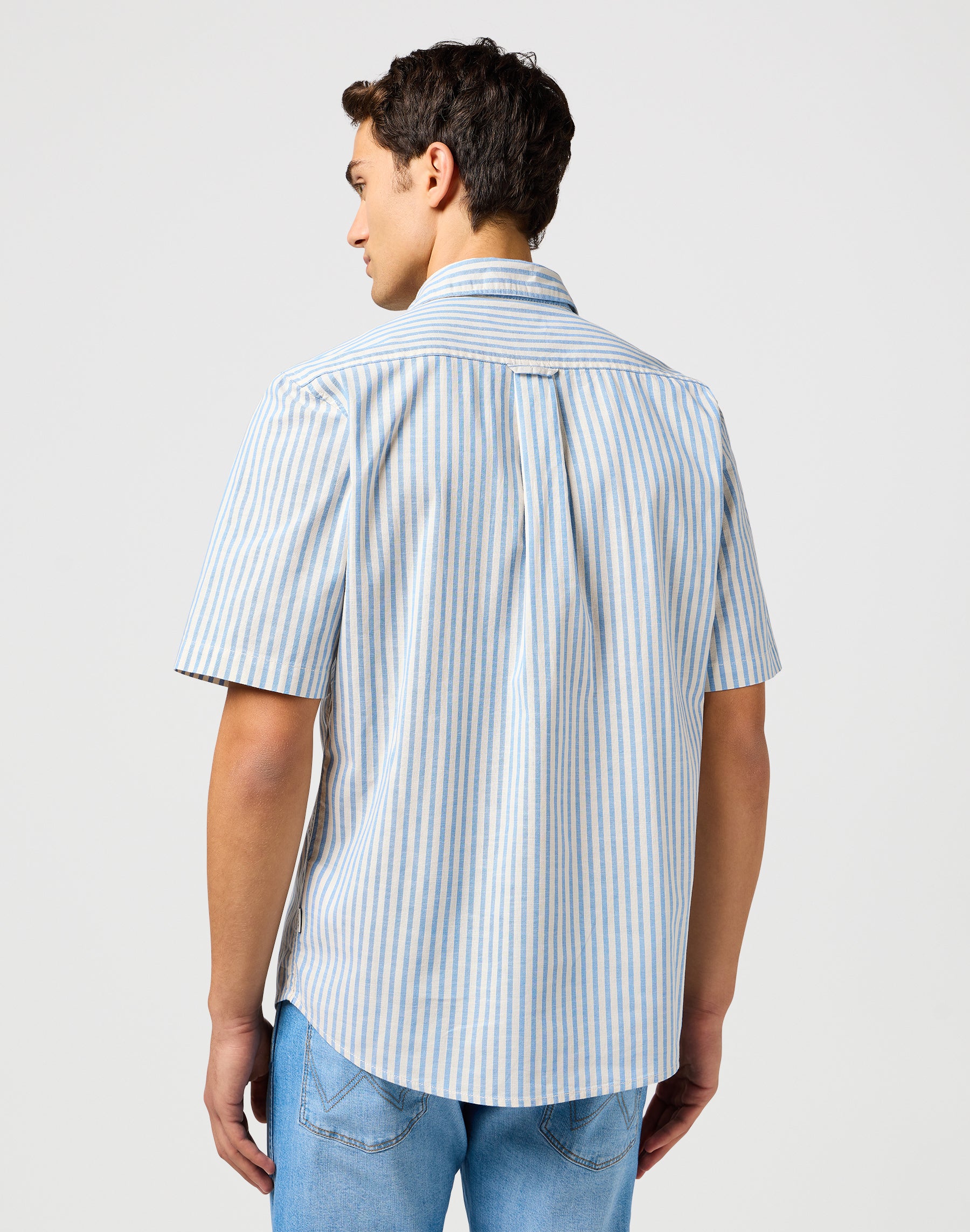 Ss Shirt in Pacific Stripe Chemises Wrangler