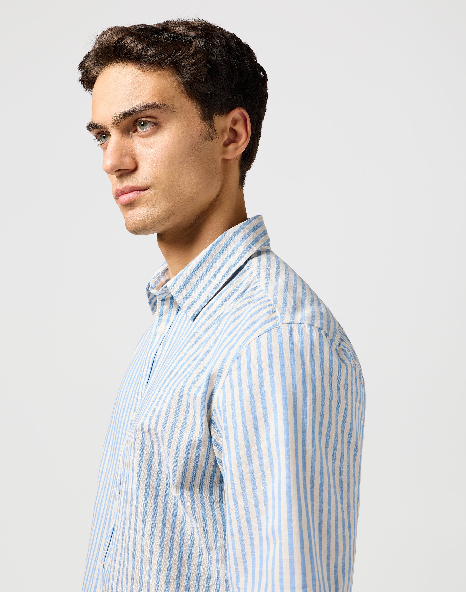 Ss Shirt in Pacific Stripe Chemises Wrangler