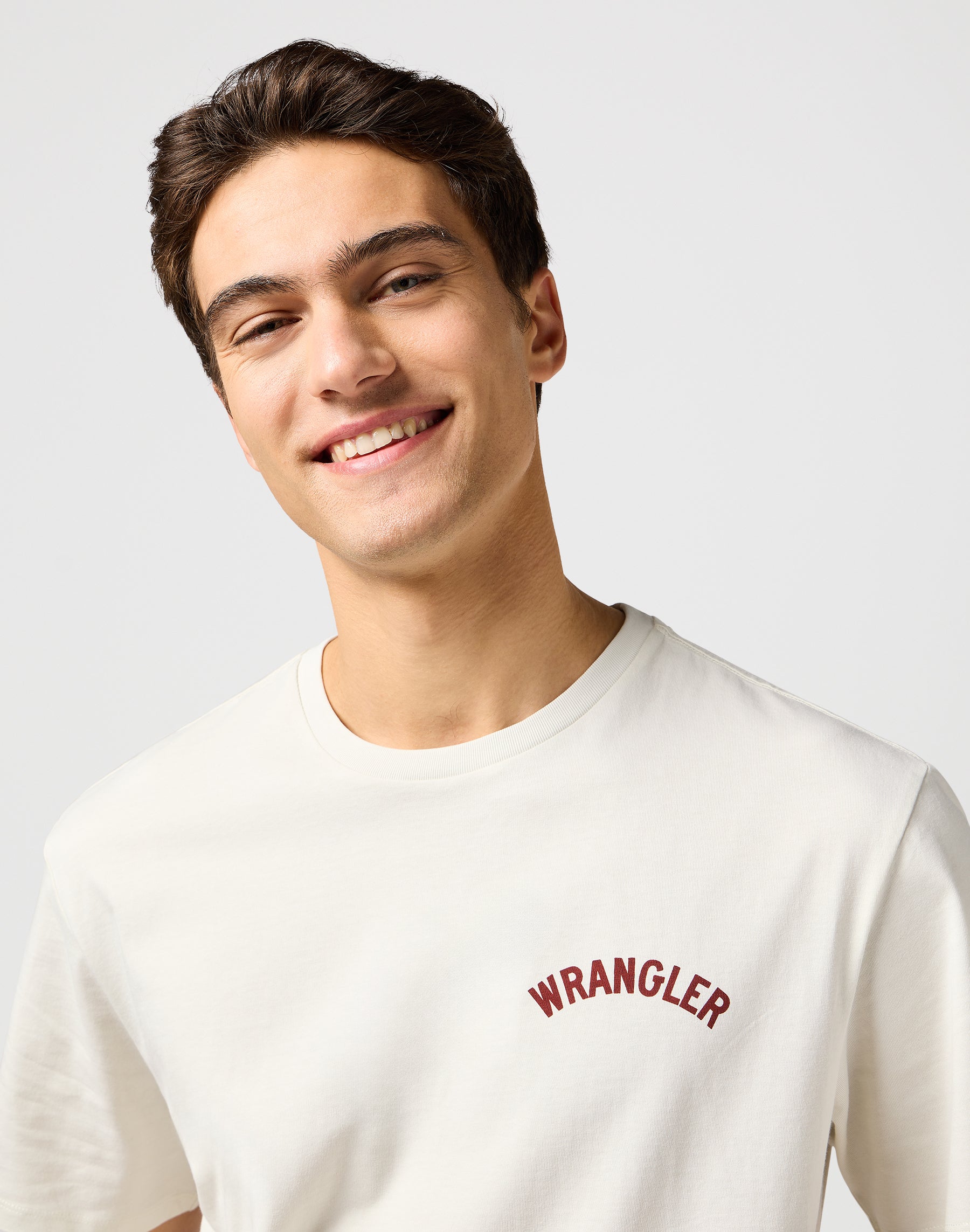 Graphic Tee in Vintage White T-shirts Wrangler