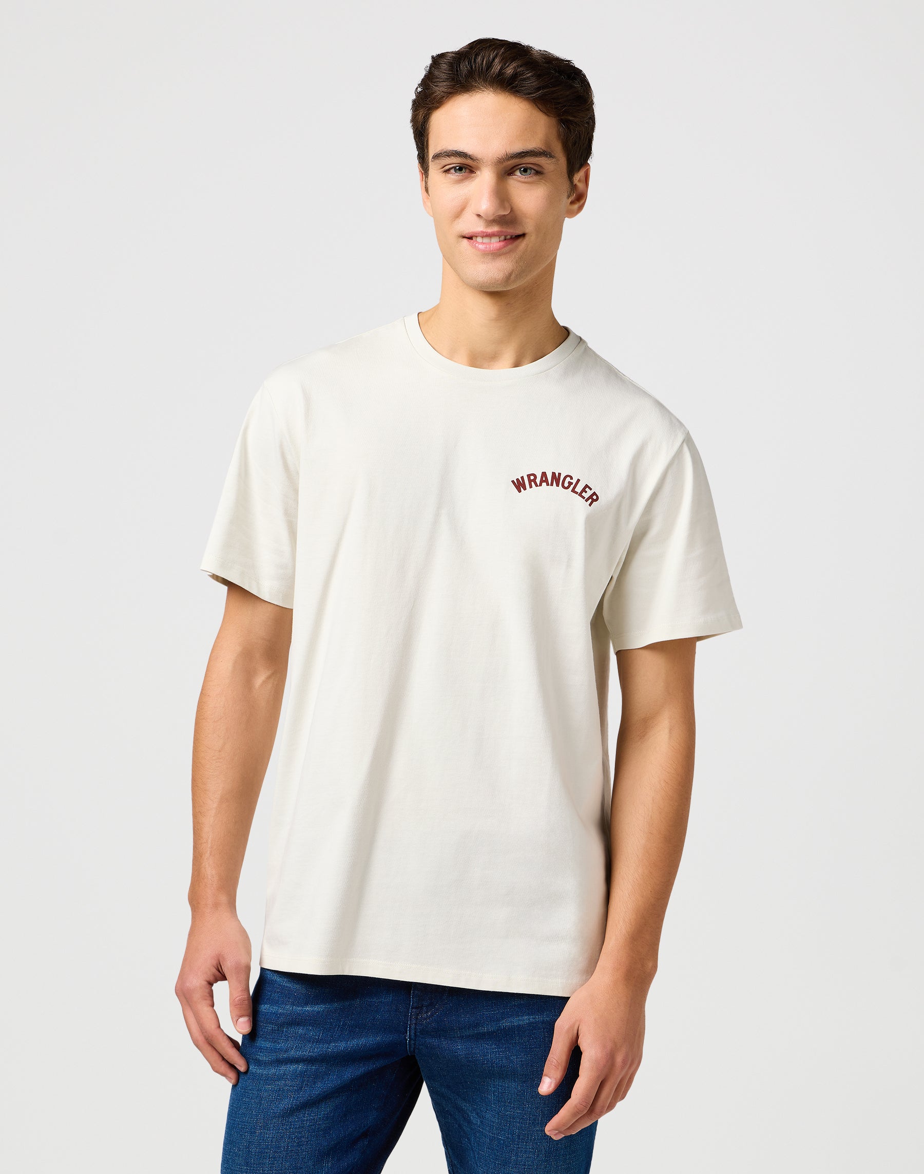 Graphic Tee in Vintage White T-shirts Wrangler