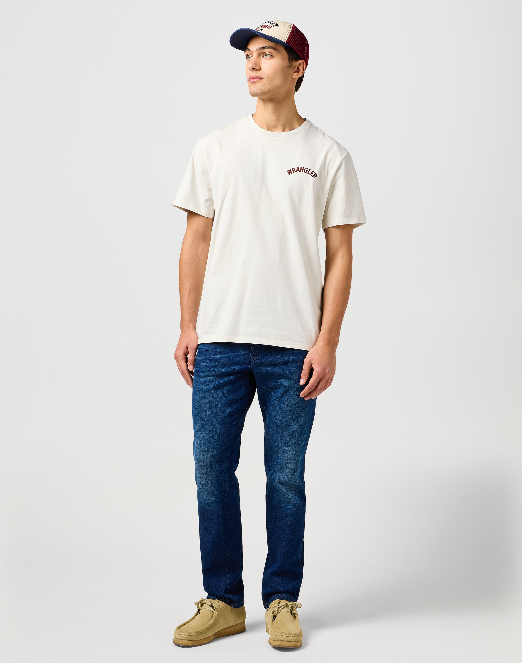 Graphic Tee in Vintage White T-shirts Wrangler