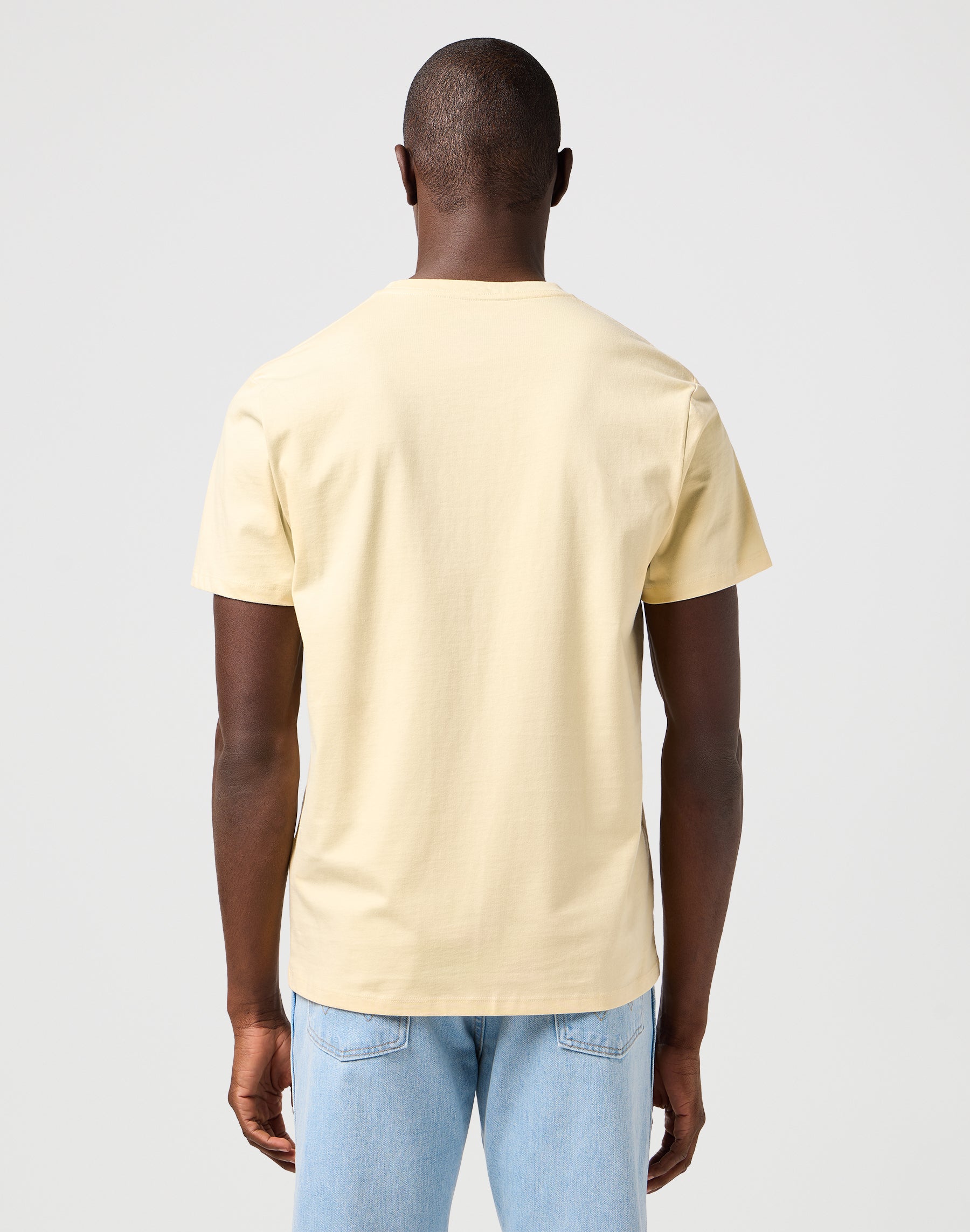 Small Logo Tee en crêpe de banane T-shirts Wrangler