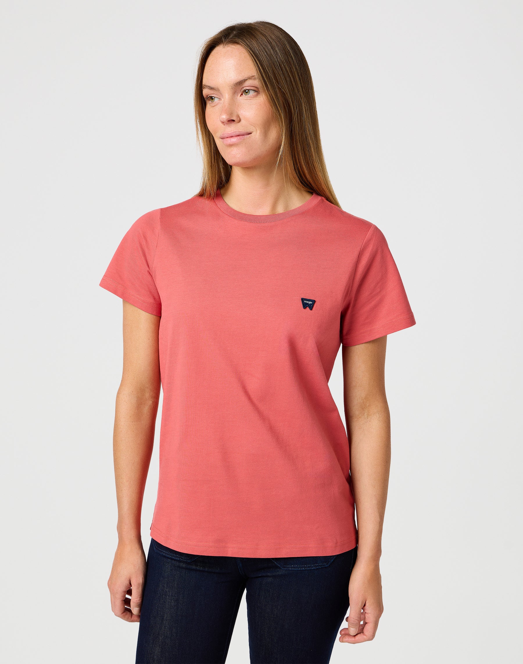 Regular Tee in Mineral Red T-shirts Wrangler