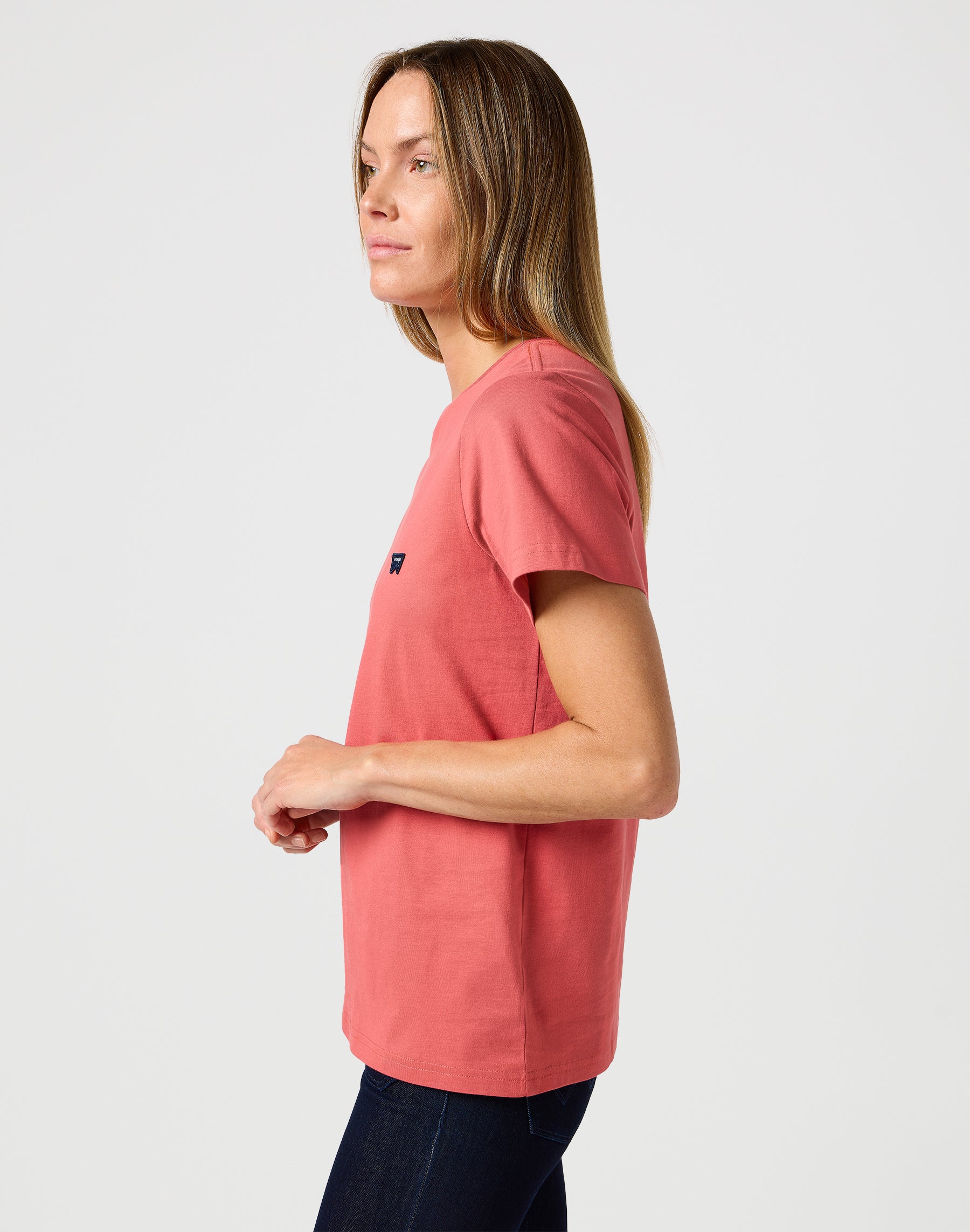 Regular Tee in Mineral Red T-shirts Wrangler