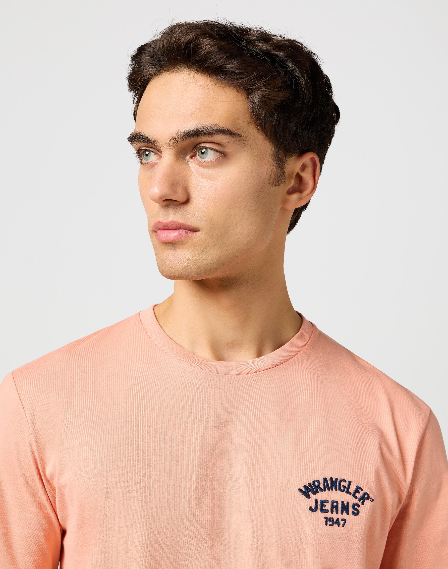 Small Logo Tee in Crevette T-shirts Wrangler