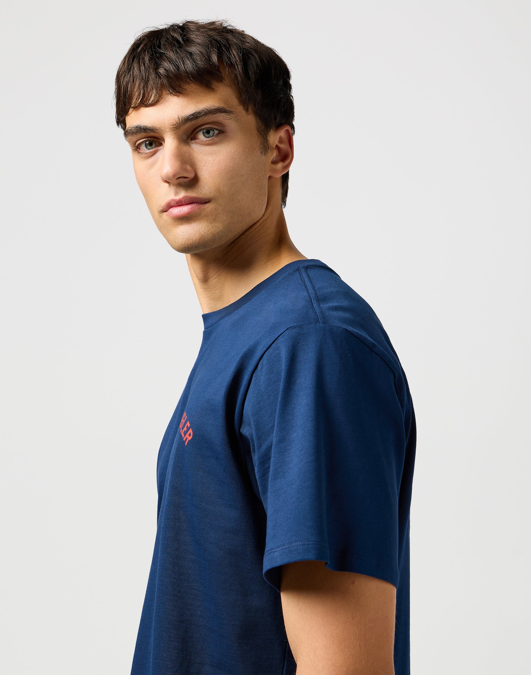 Graphic Tee in Navy T-shirts Wrangler