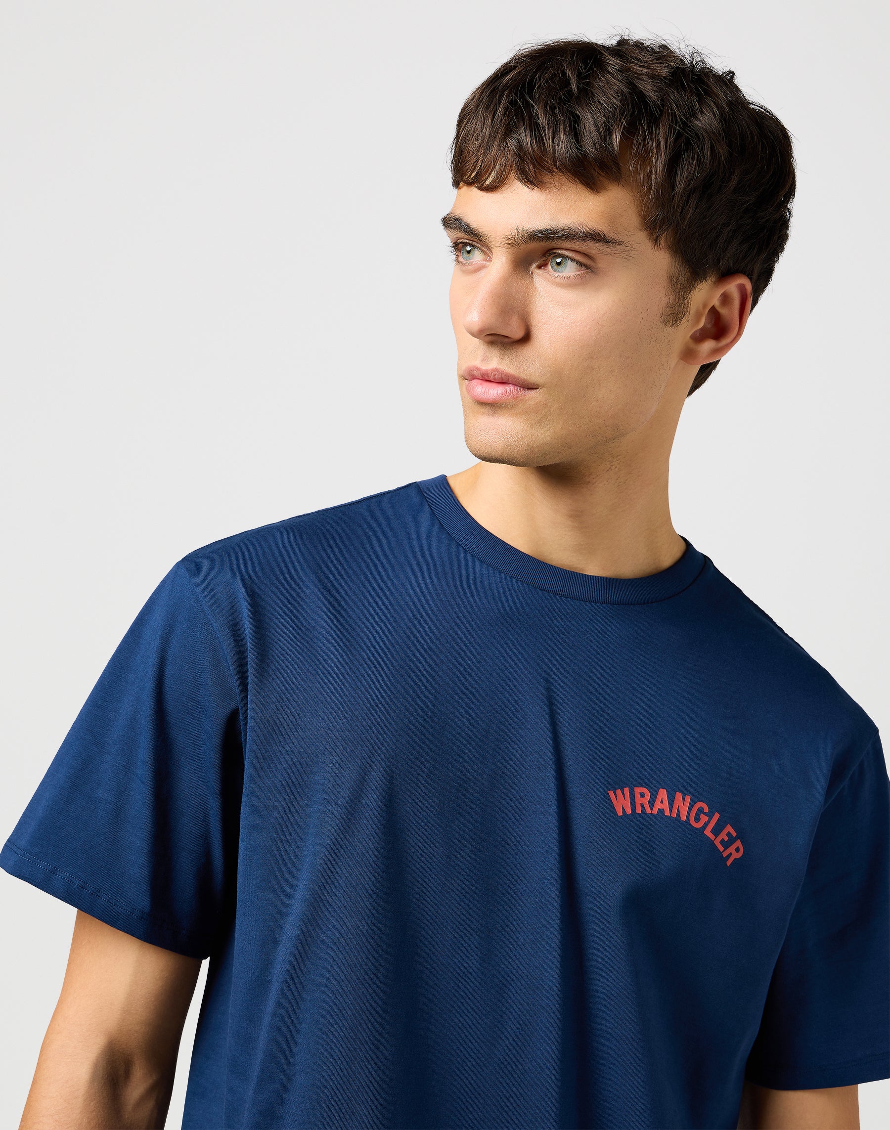 Graphic Tee in Navy T-shirts Wrangler