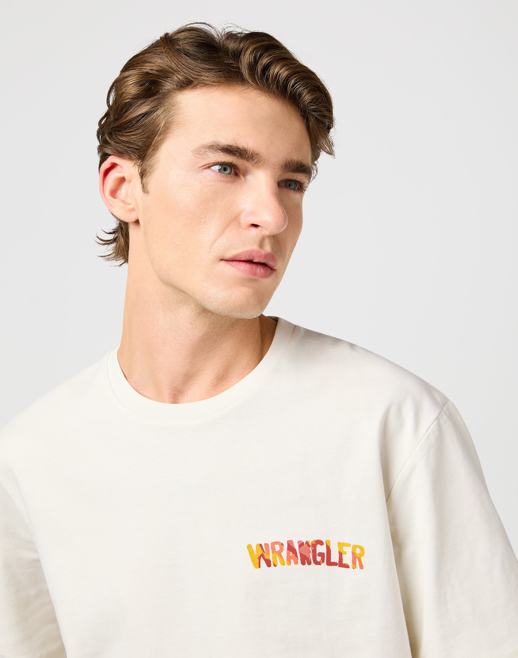 Big Graphic Tee in Vintage White T-shirts Wrangler