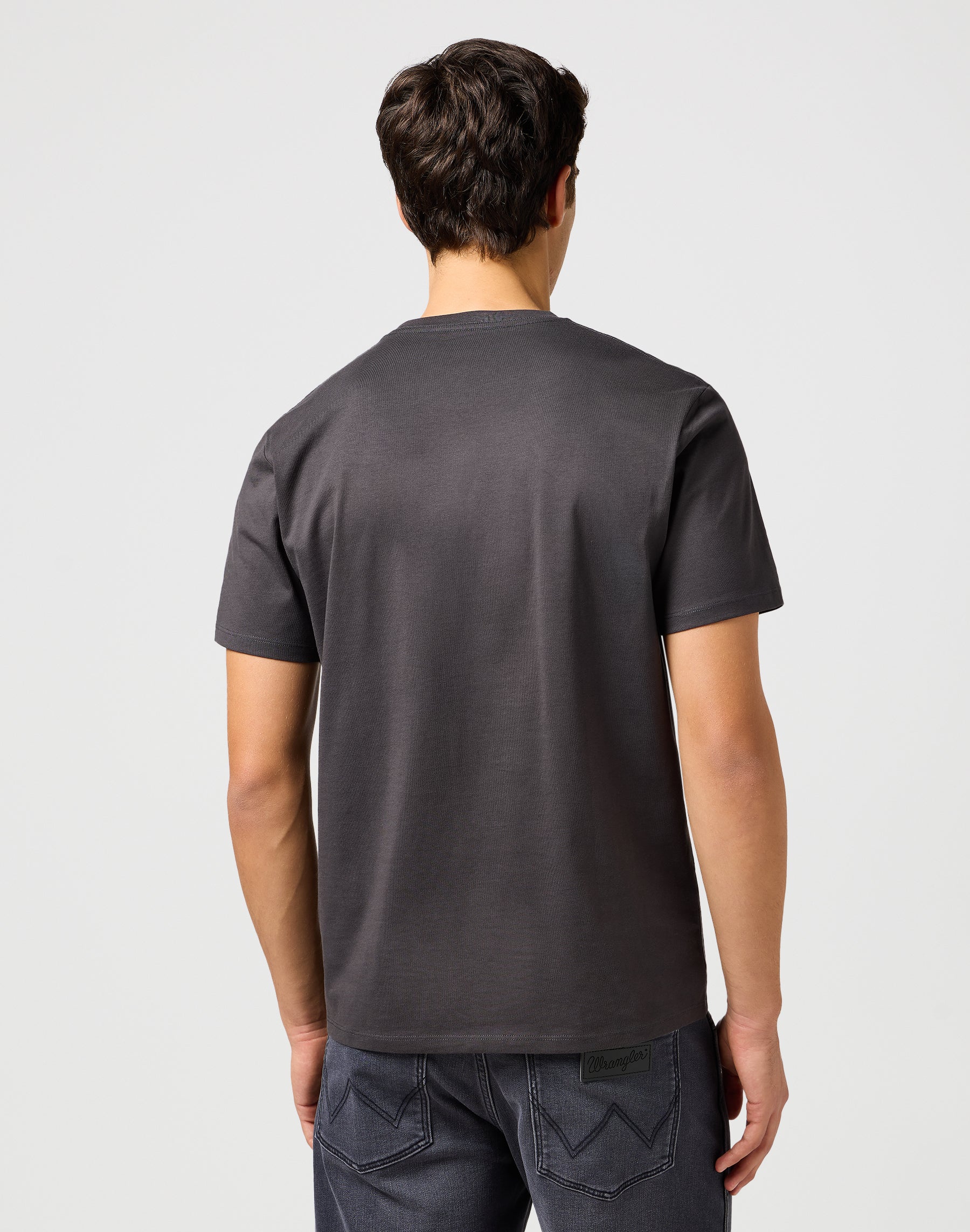 Small Graphic Tee in Faded Black T-shirts Wrangler