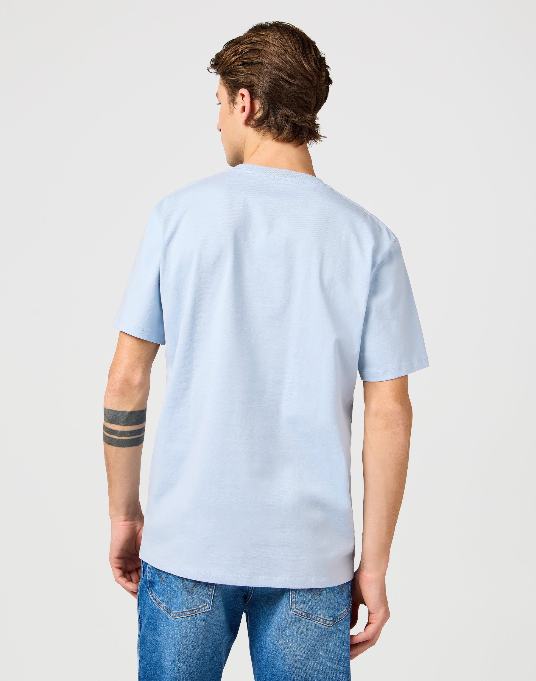 Small Logo Tee in Niagara Mist T-shirts Wrangler