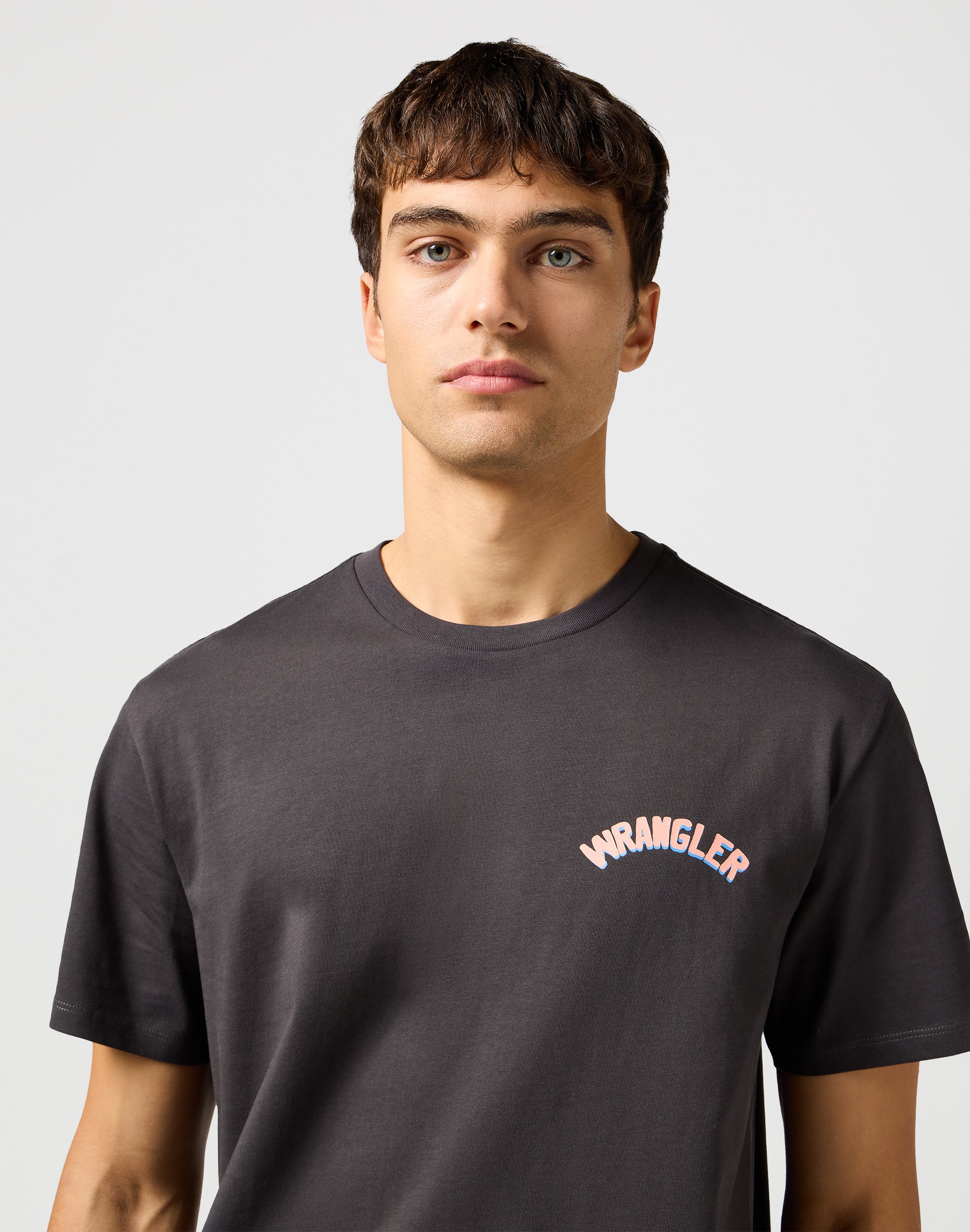 Graphic Tee in Faded Black T-shirts Wrangler