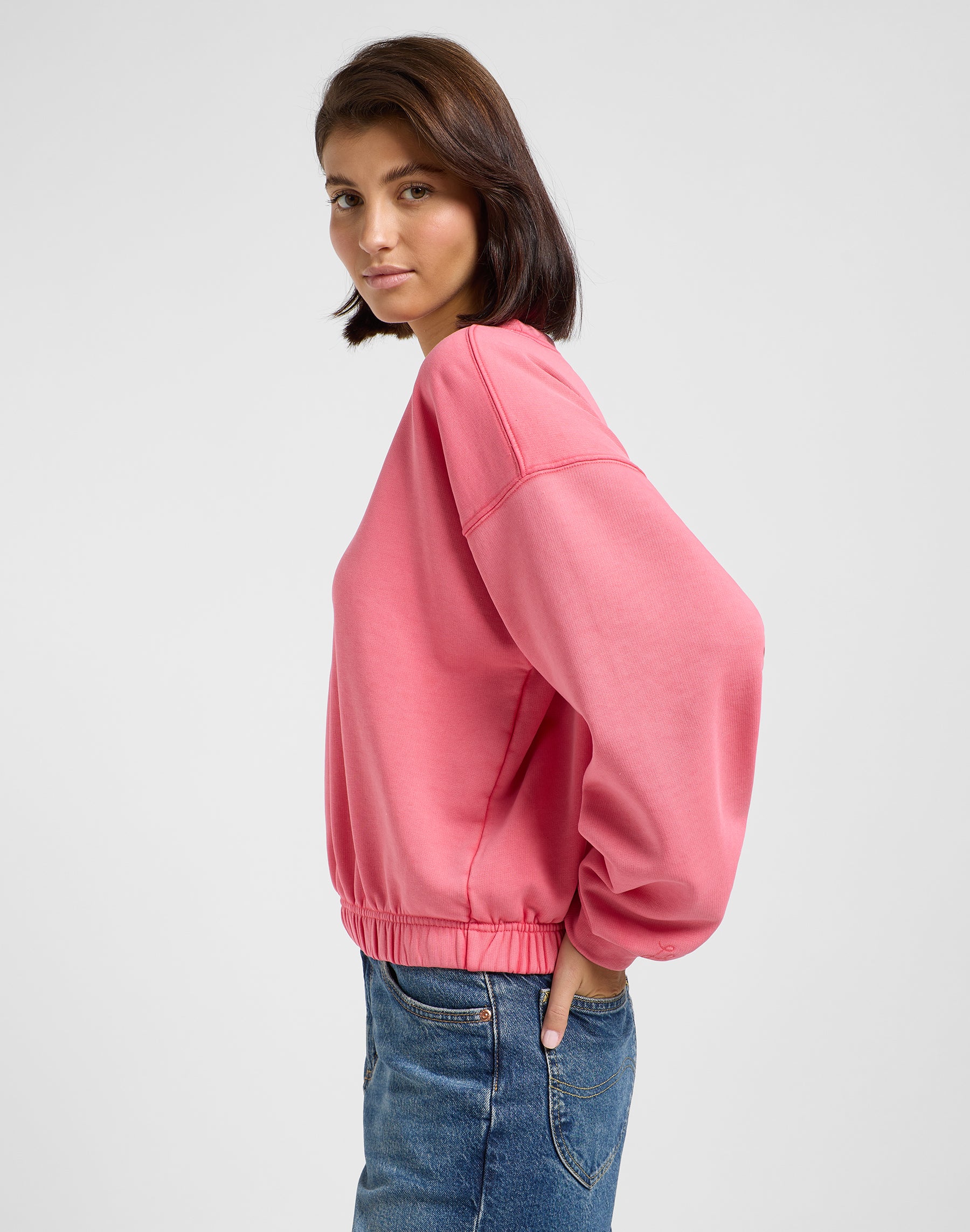 Manches Détail sweat-shirt en lychee Sweatshirts Lee