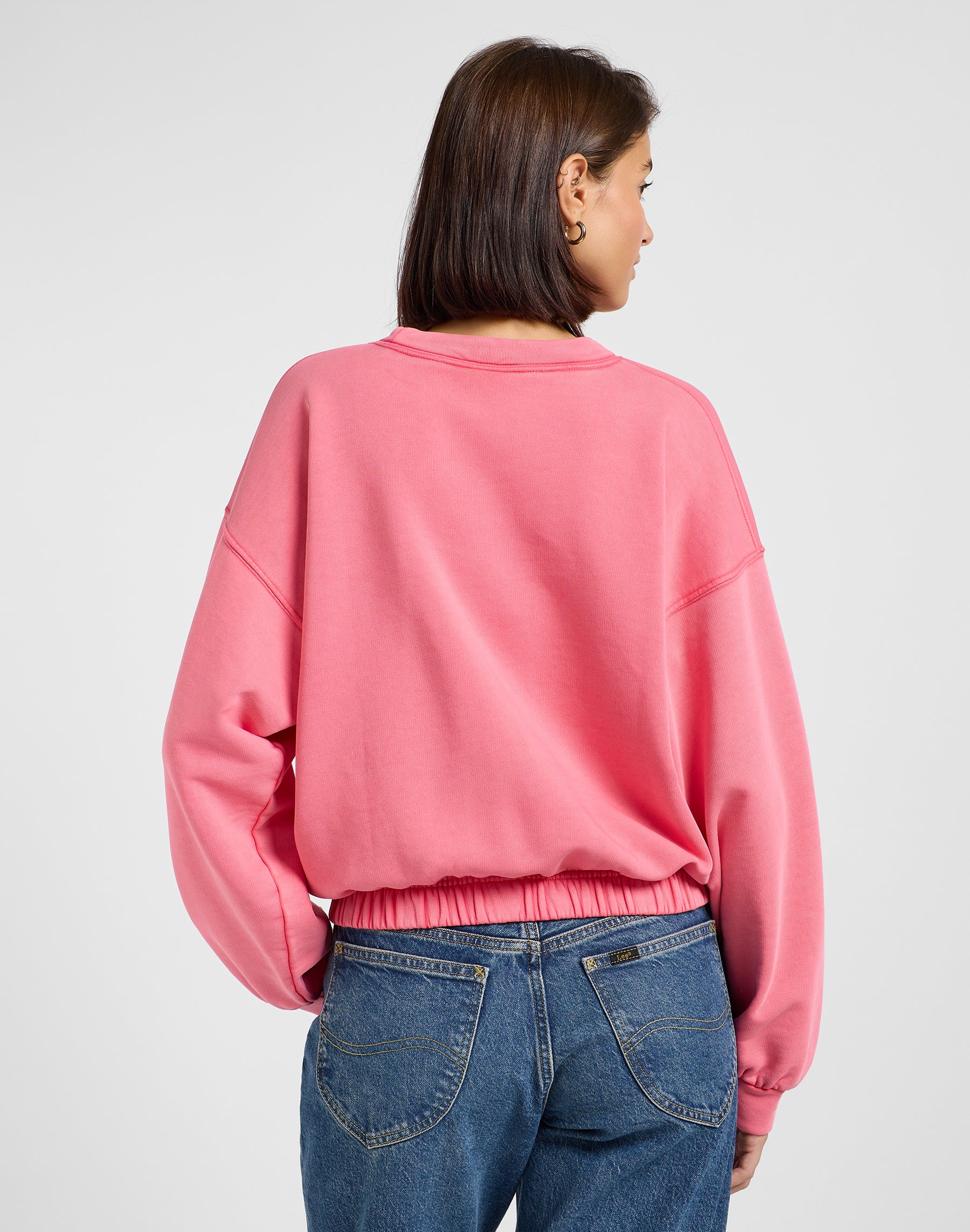 Manches Détail sweat-shirt en lychee Sweatshirts Lee