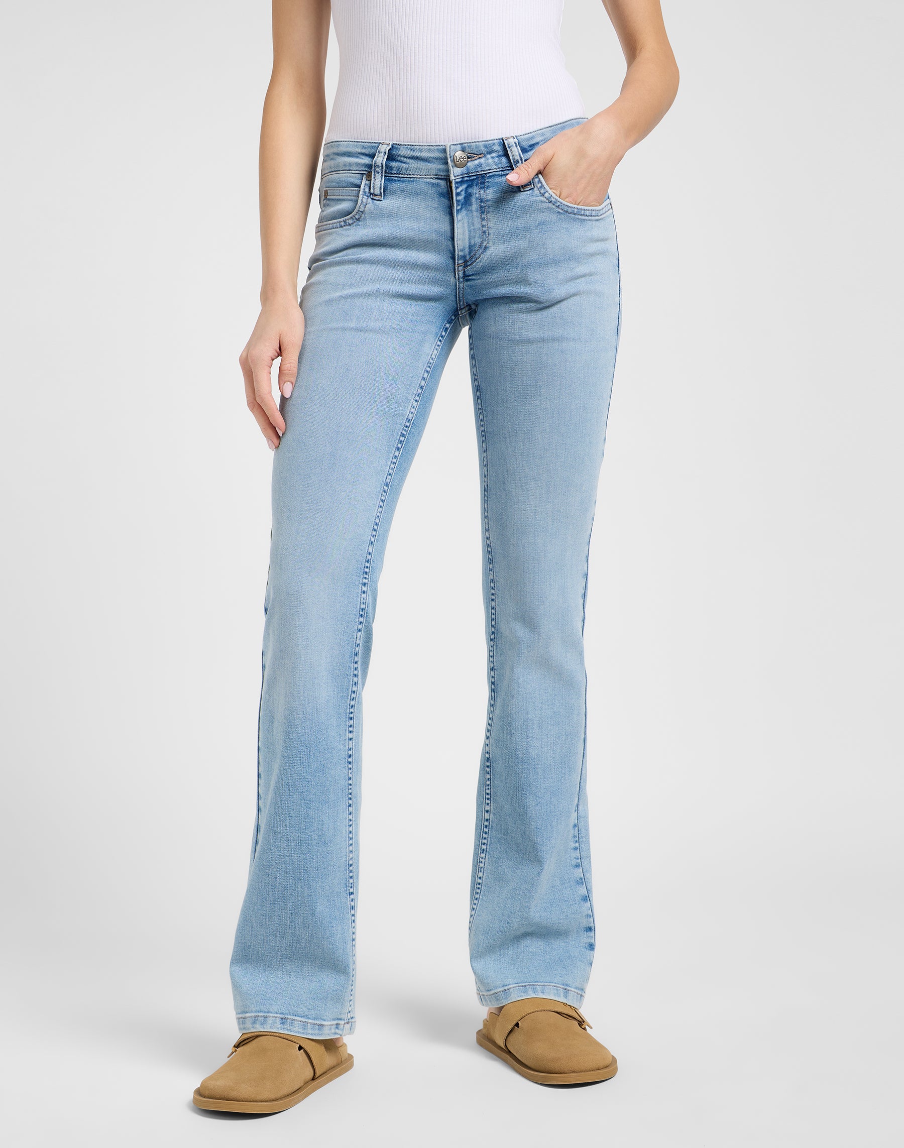 Jessica en Light Azul Jeans Lee