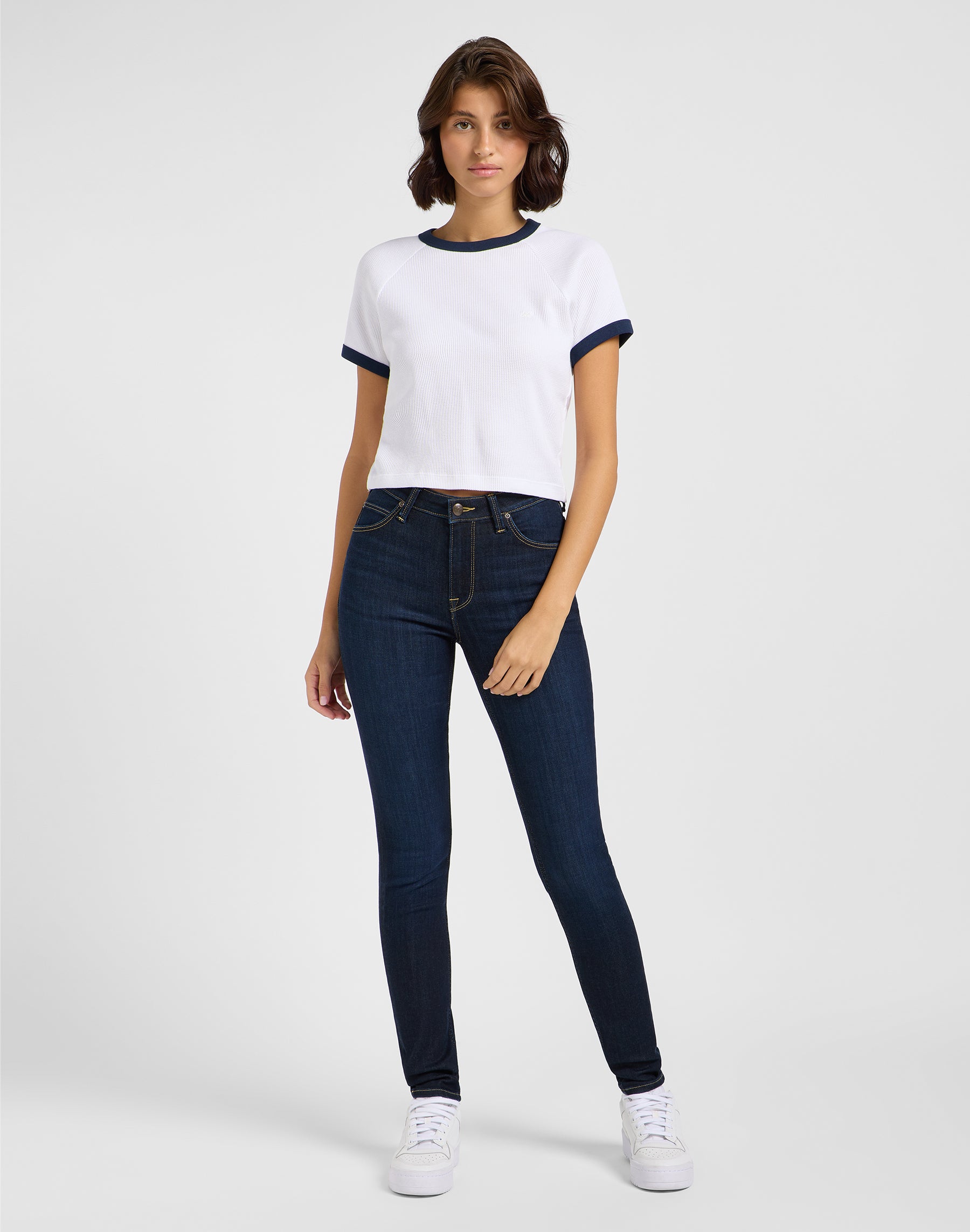 Jeans Scarlett High en Deep Dye Lee