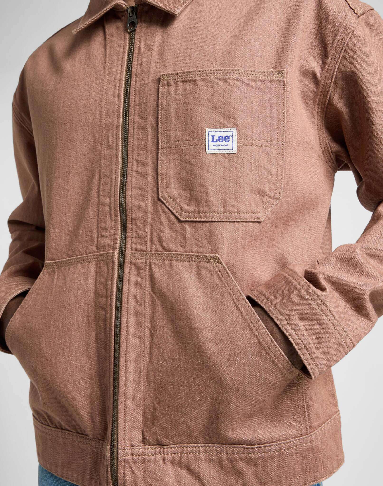 91W Workwear Jacket in Earth Clay Vestes Lee