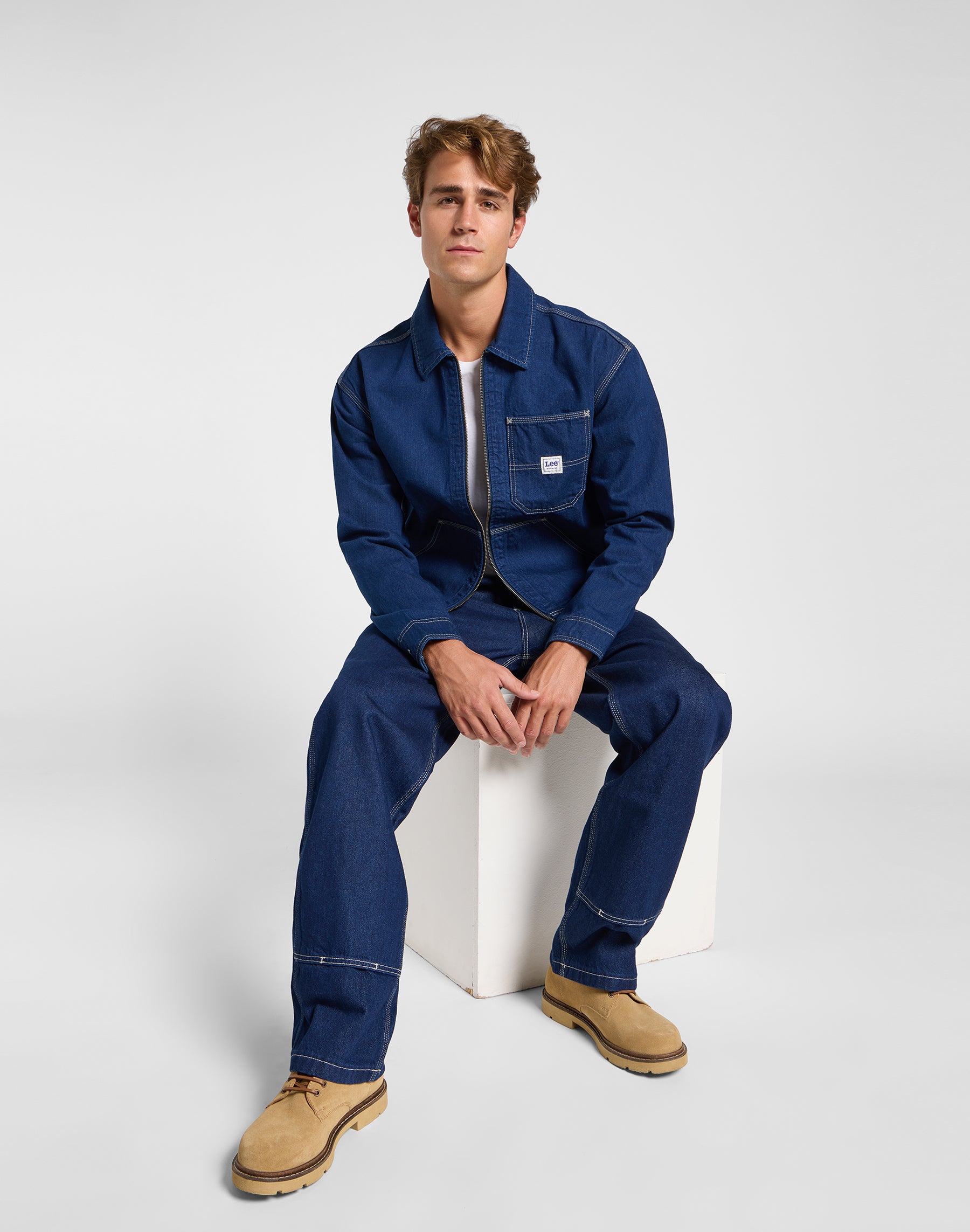 91W Workwear Jacket dans Rinse Vestes Lee