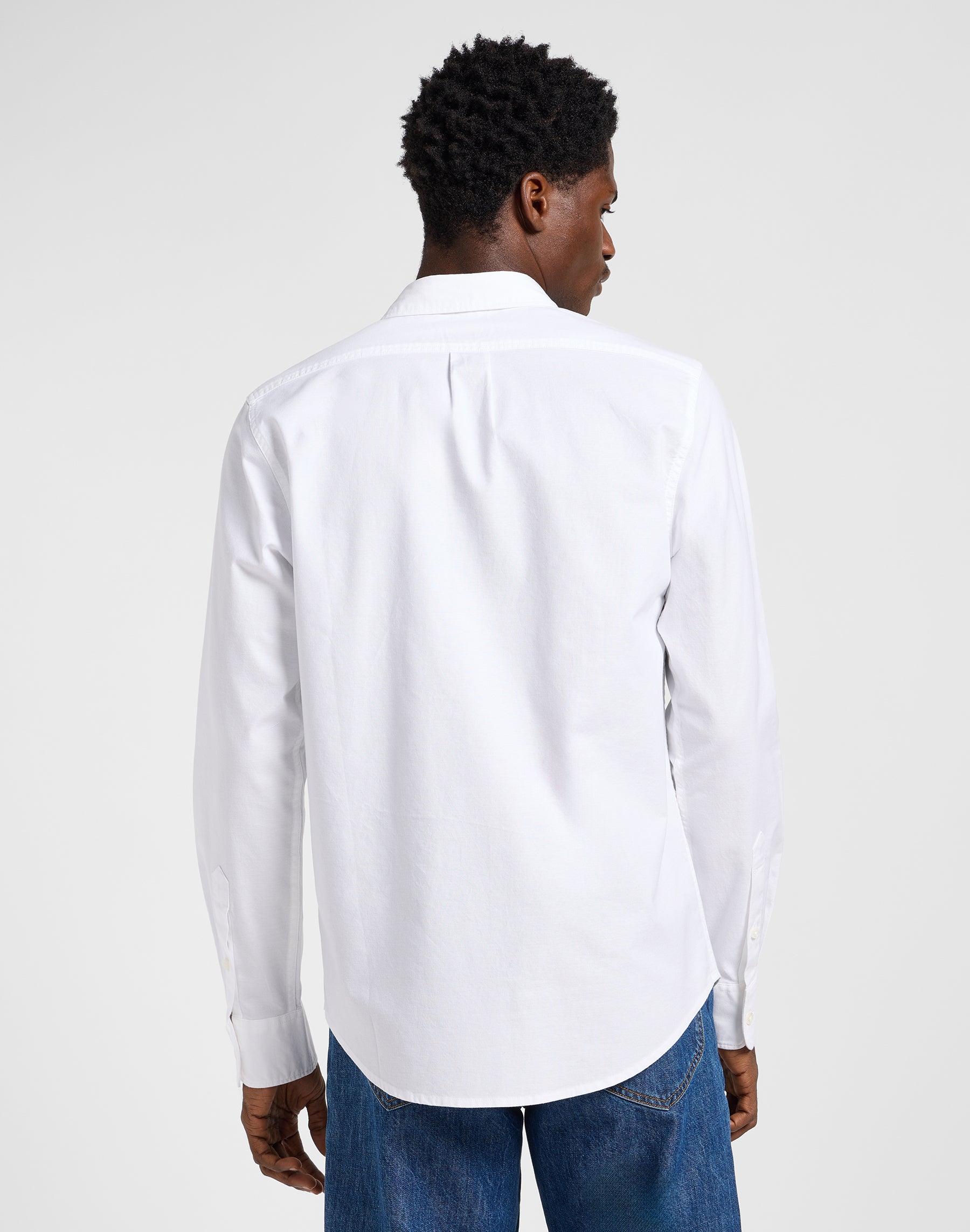 Patch Shirt in Bright White Chemises Lee