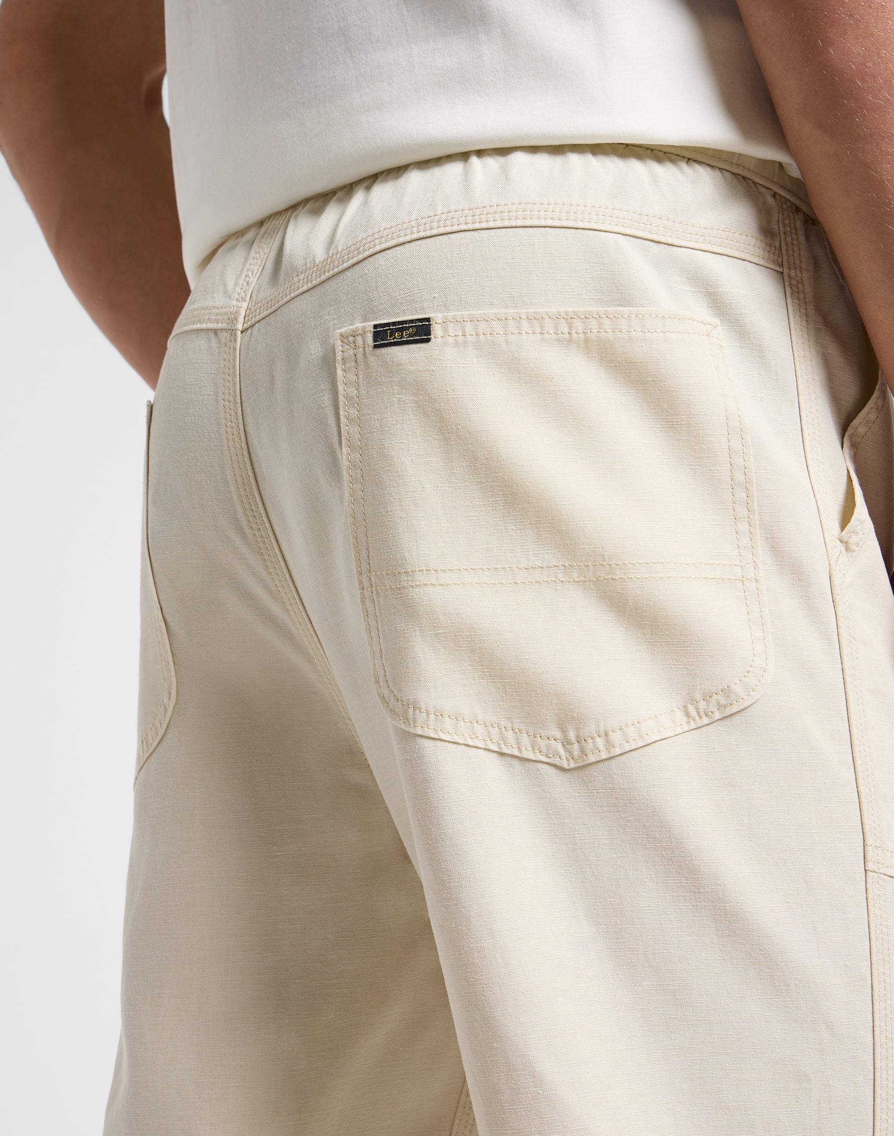 Utility Drawstring Pantalon en Soy Bean Pantalon Lee