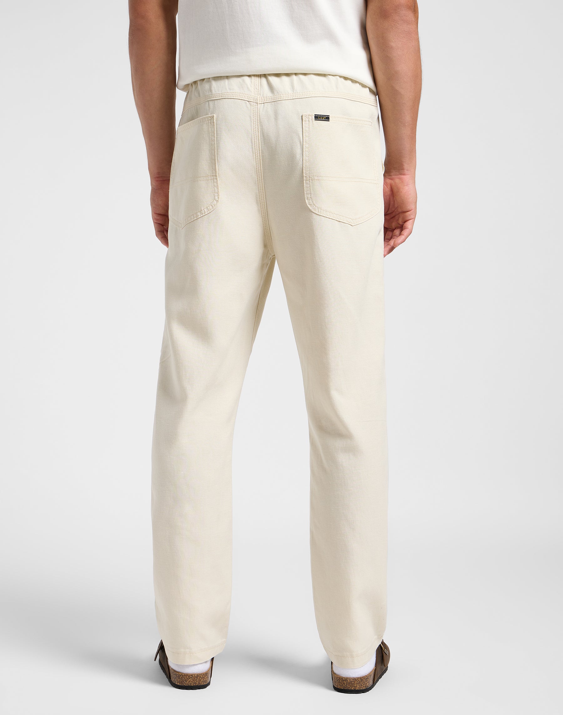 Utility Drawstring Pantalon en Soy Bean Pantalon Lee