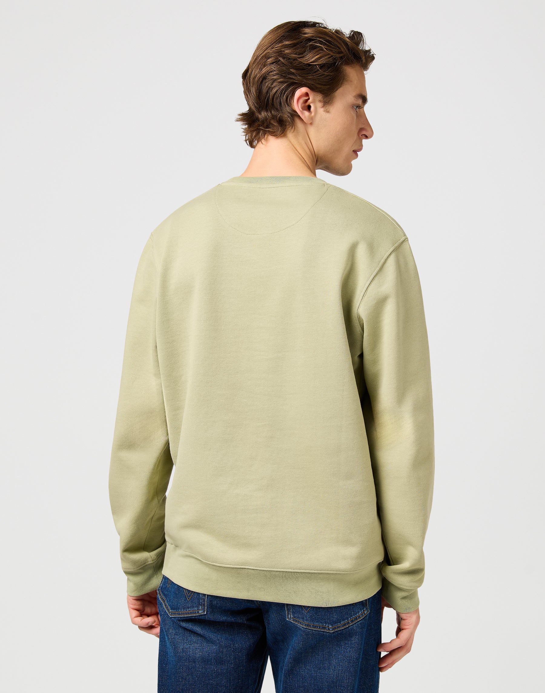 Small Logo Crew in Tea Sweatshirts Wrangler