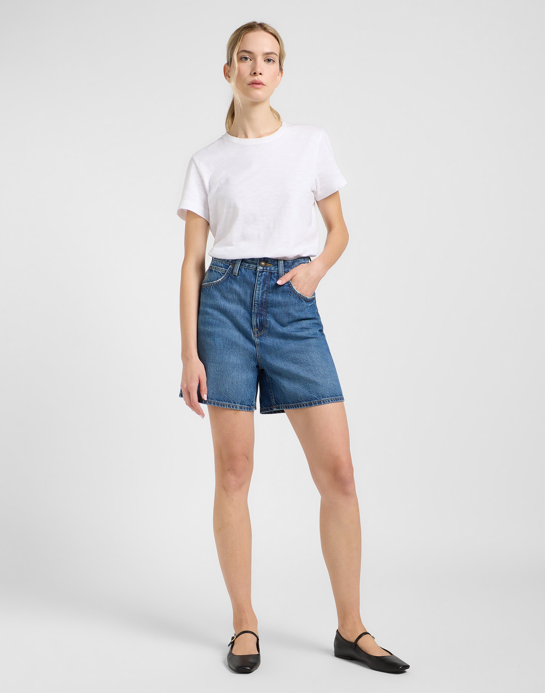 Stella Short en jeans Ink Pool Lee