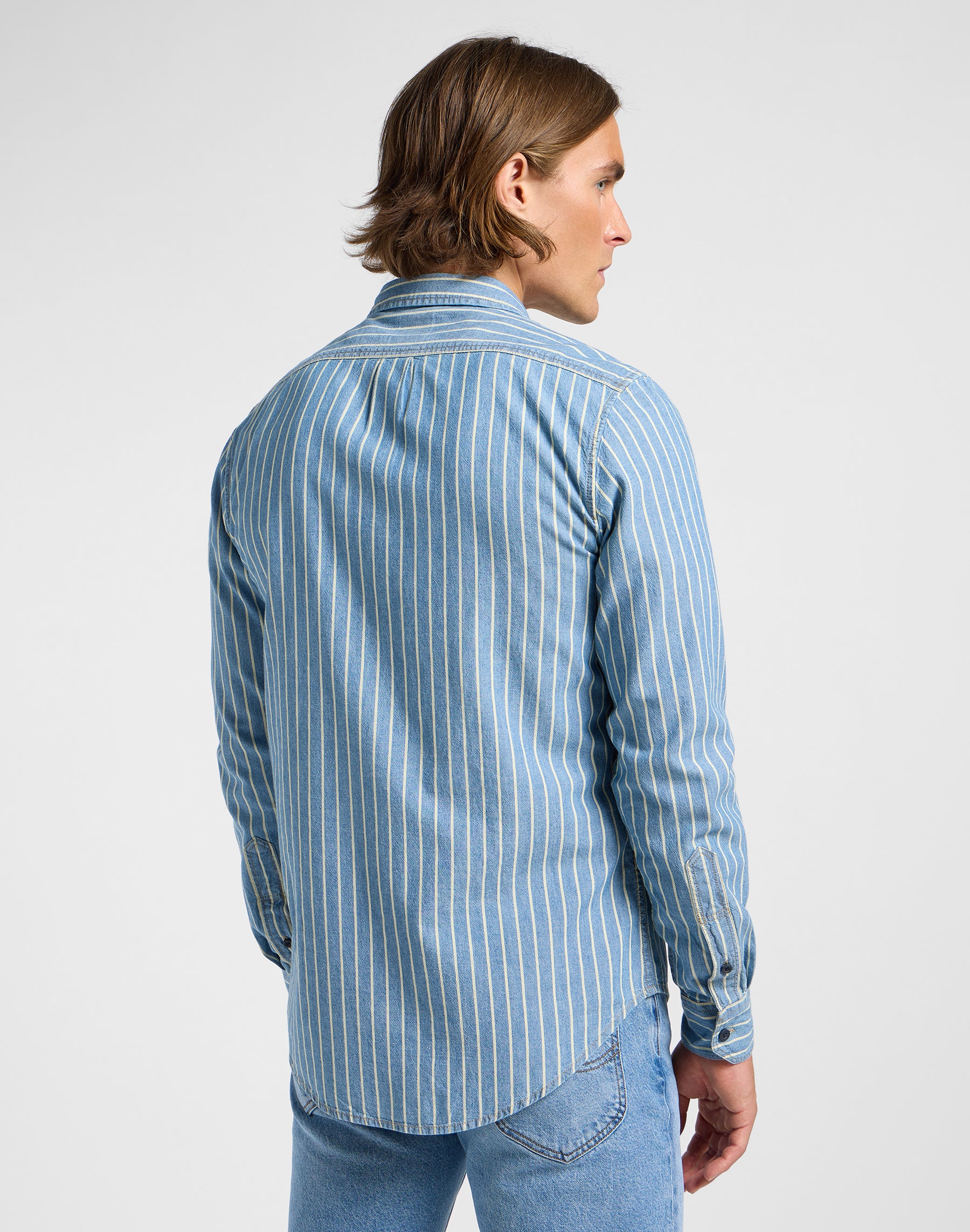 Leesure Shirt in Indigo Dobby Chemises Lee