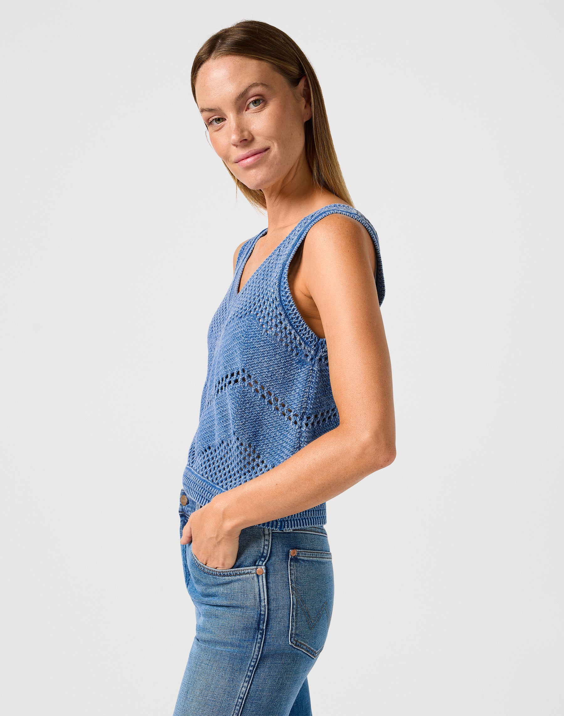 Sweater Tank dans Cyaneus T-shirts Wrangler