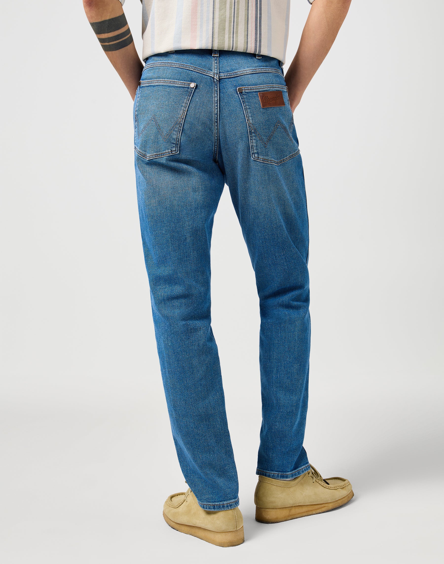 River en jeans bleu Bedazzled Wrangler